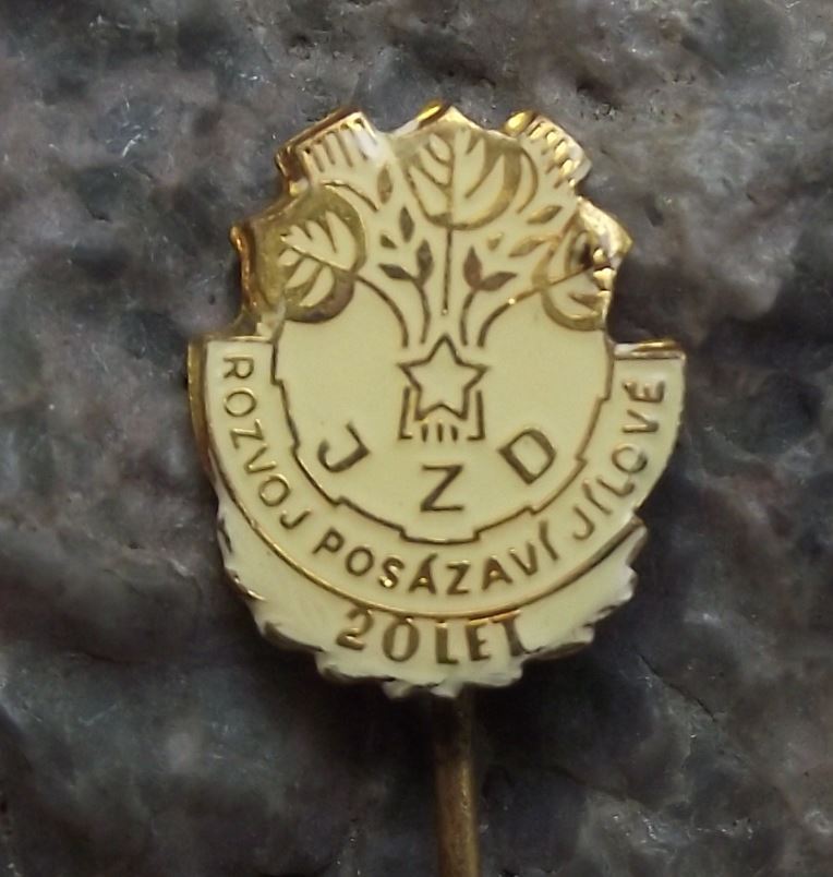 JZD Czechoslovakia Agricultural Collective Unionised Farming Jilove Pin Badge