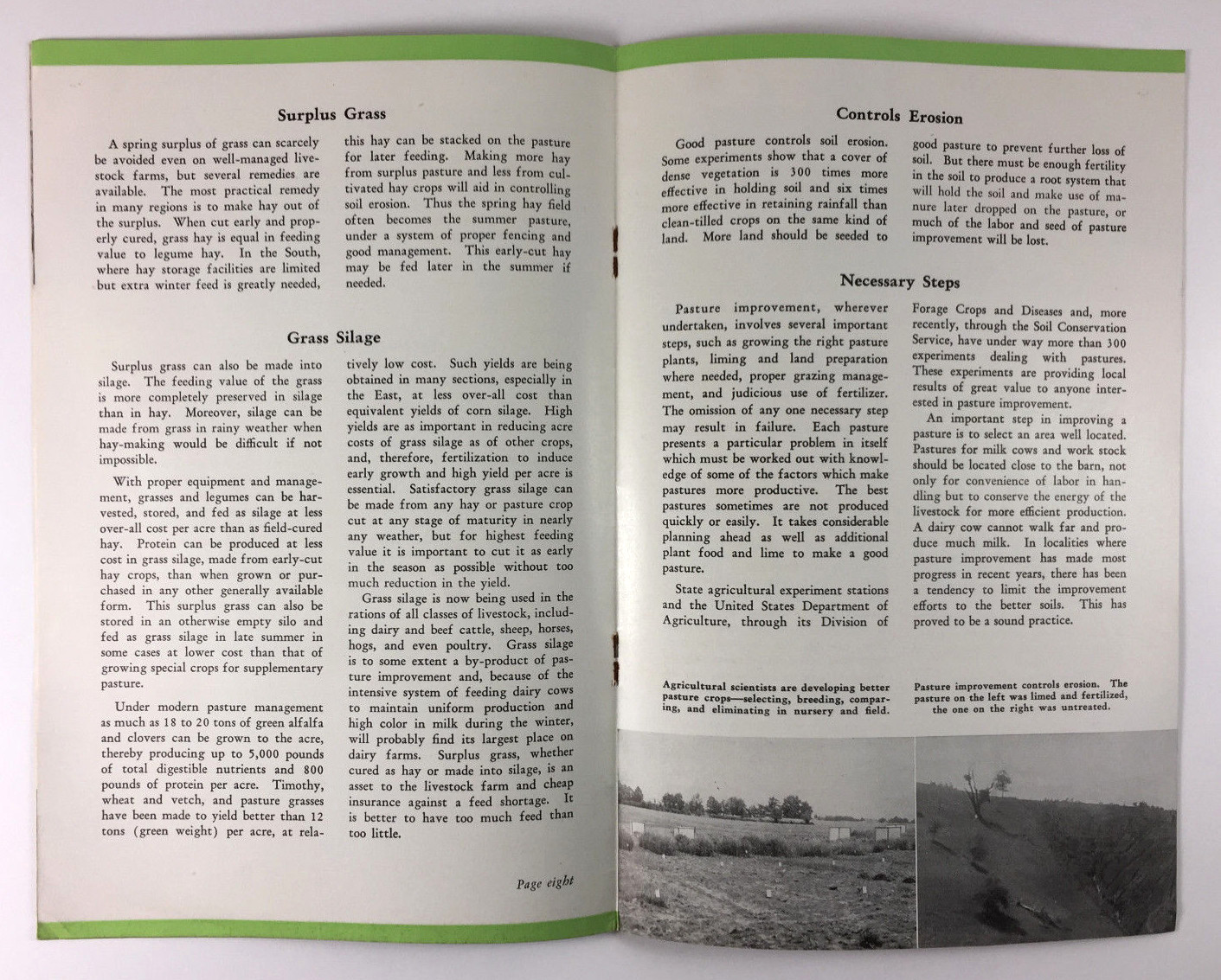 Green Acres by R H Lush Agricultural Farming Brochure National Fertilizer 1940s