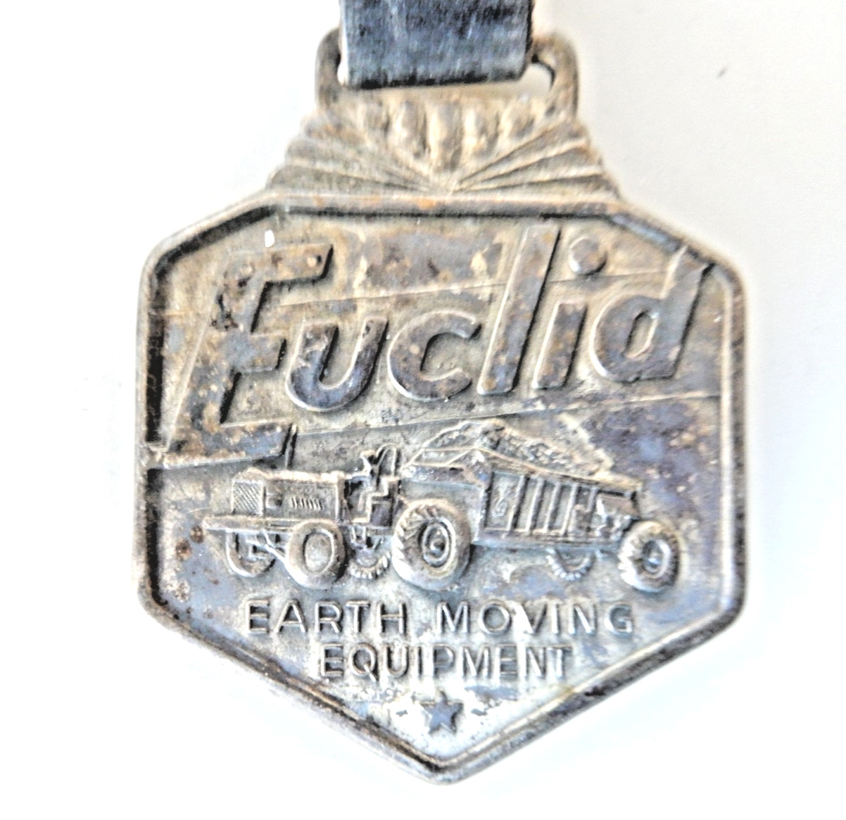 Euclid Earth Moving Equipment Leather Luggage Watch Key Fob Strap Accessory Ohio