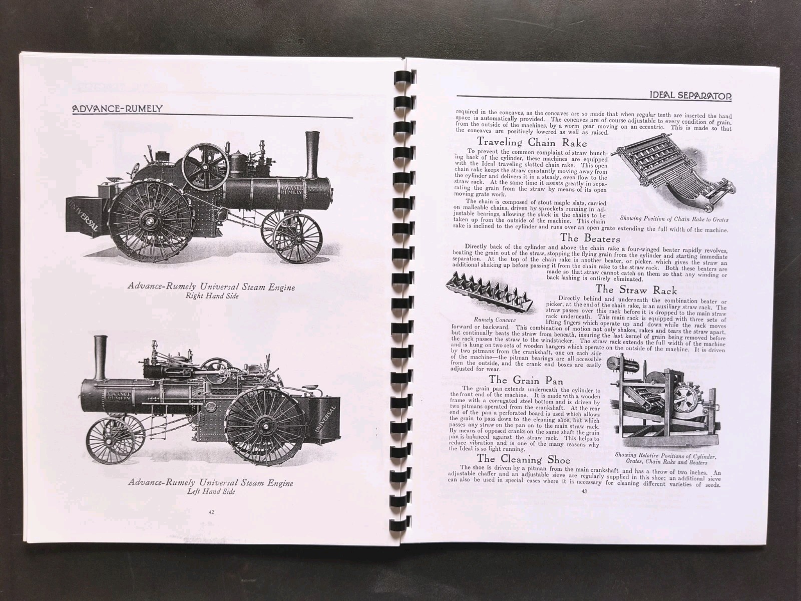 Rumley Oil Pull Tractor Dealer Brochure Owners Manual Print Advertising Reprint