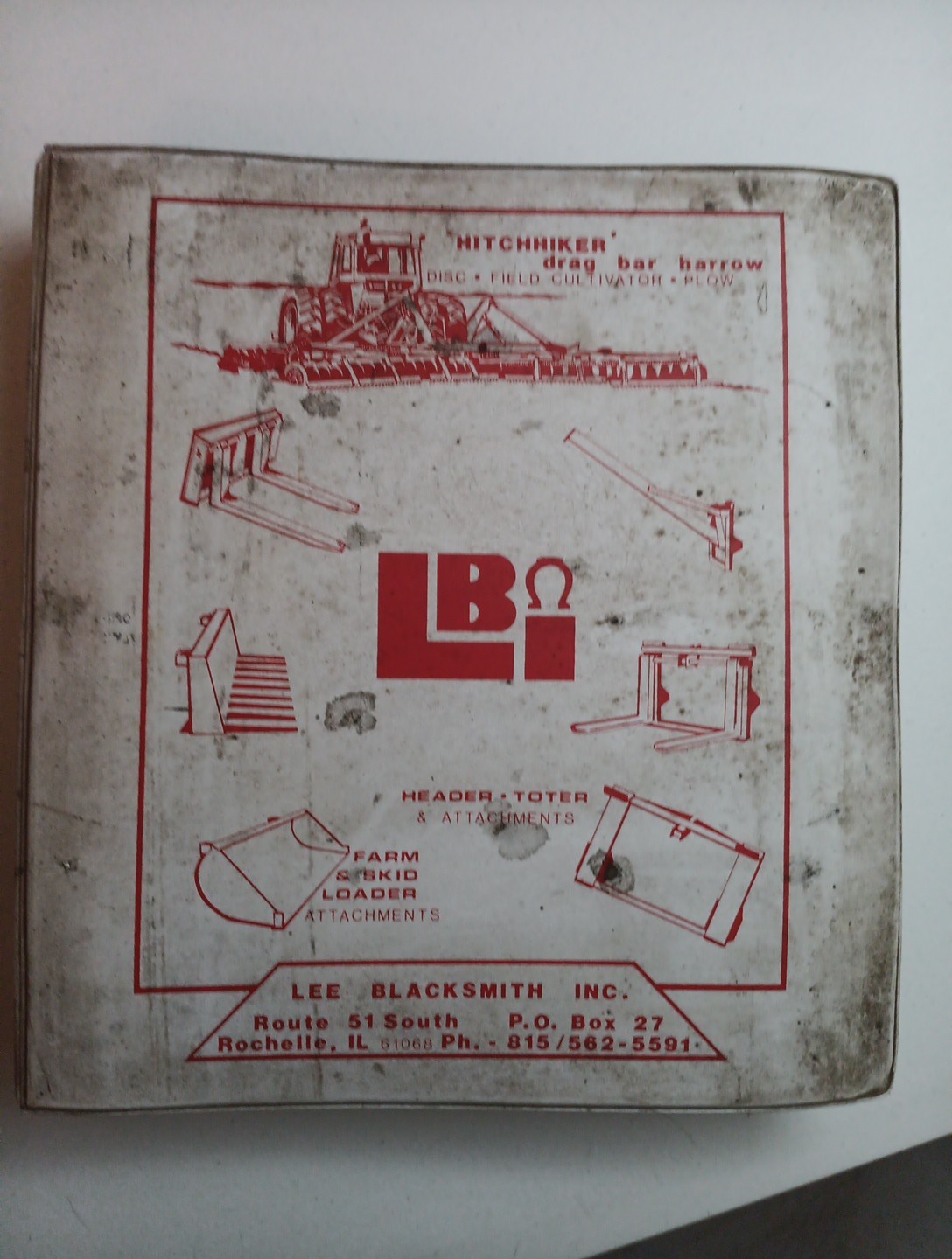 Hitchhiker Drag Bar Harrow Sales Binder Lee Blacksmith Inc.