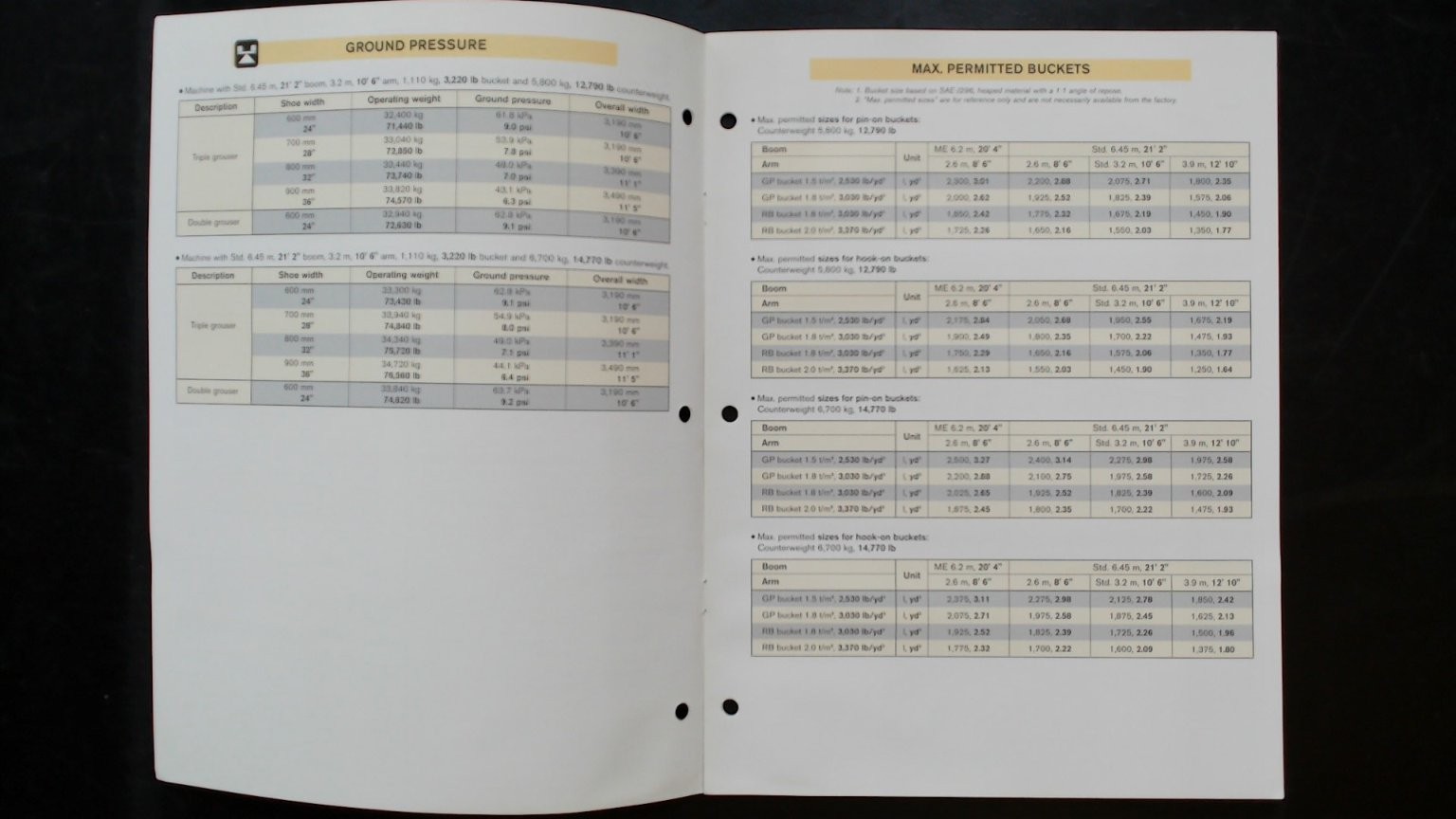 Volvo EC330B LC Excavator Brochure Vintage Construction Equipment