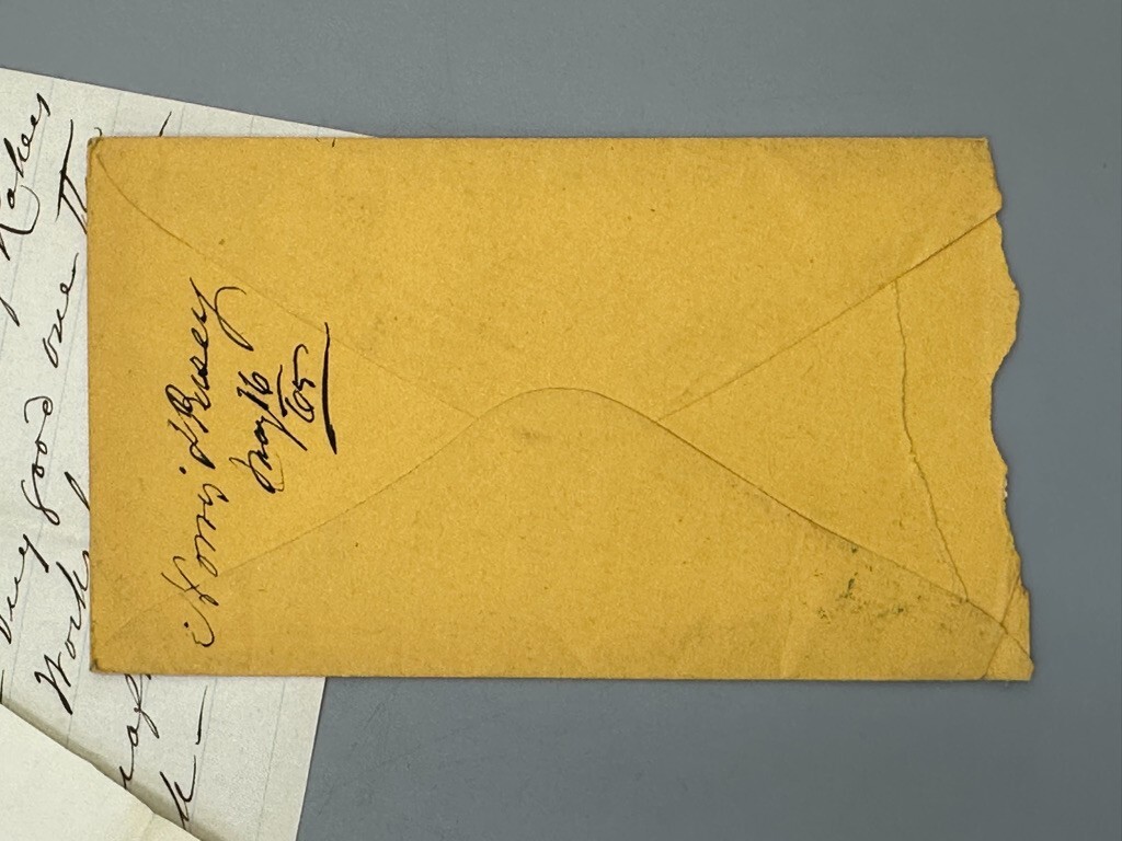 1865 Norris FARM Machinery Seeds Advertising Billhead BALTIMORE Postal Cover