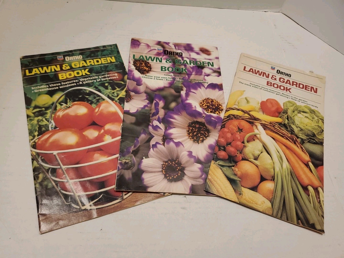 Vintage Chevron Ortho Lawn And Garden Books Lot 1982