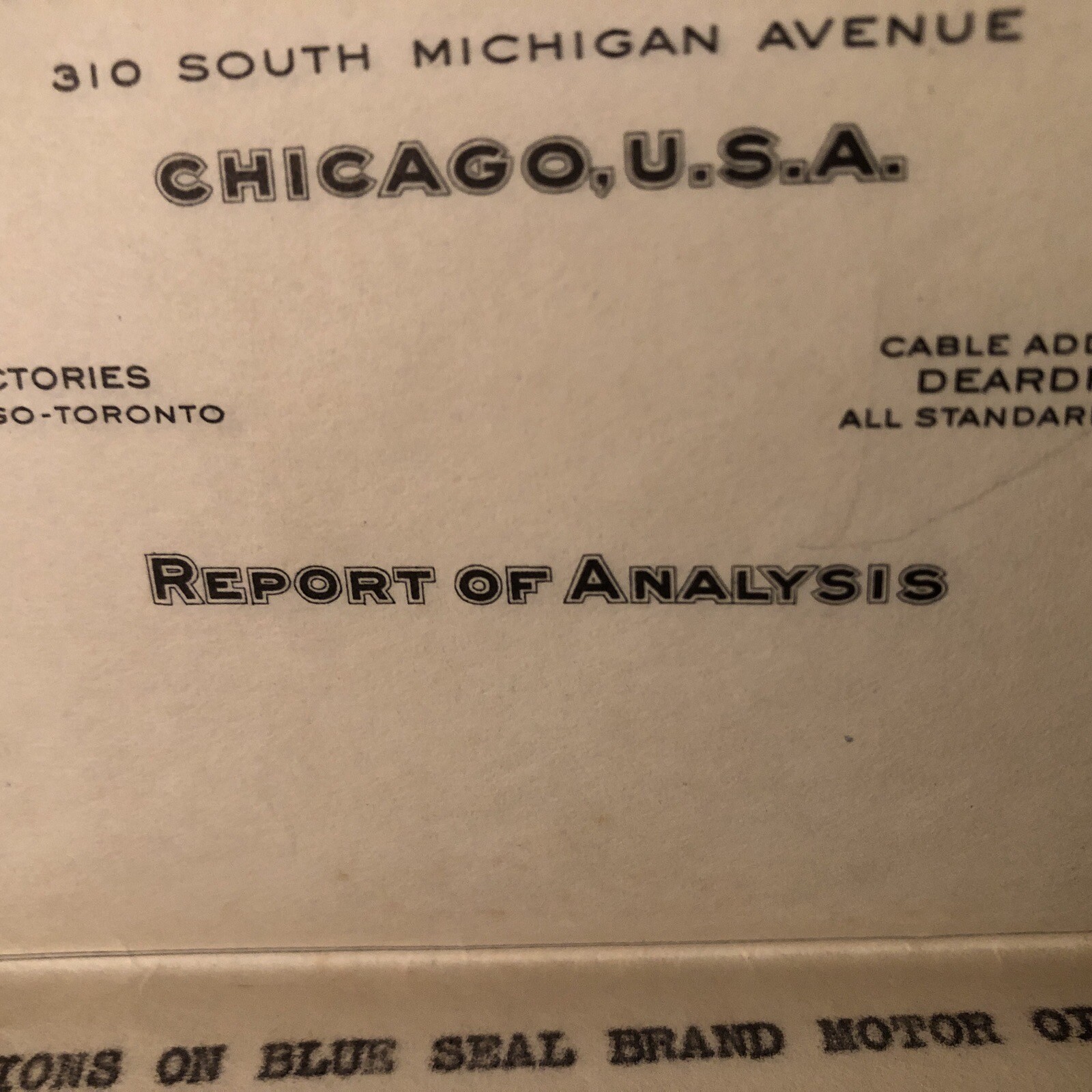 1930s? DEARBORN CHEMICAL Letter / Letterhead ~ Duplicate ~ BLUE SEAL ~AUTHENTIC