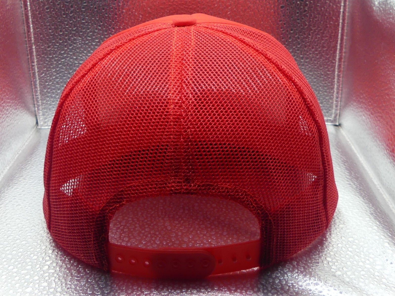 Tracy Garvin Cooperative MN Farming Services Red Black Rope Mesh Trucker Hat Cap