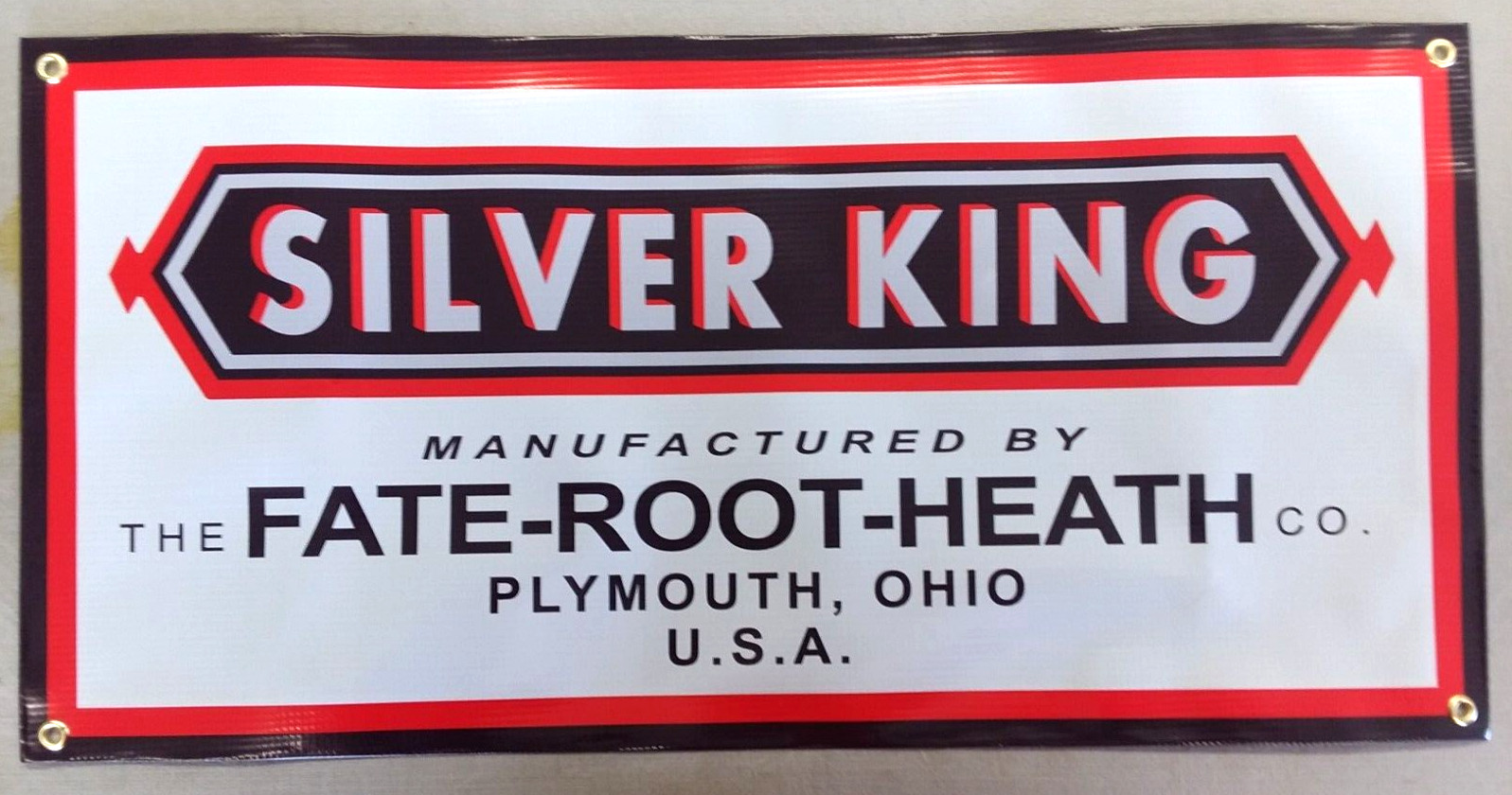 SILVER KING TRACTOR – BANNER- 48” X 24”