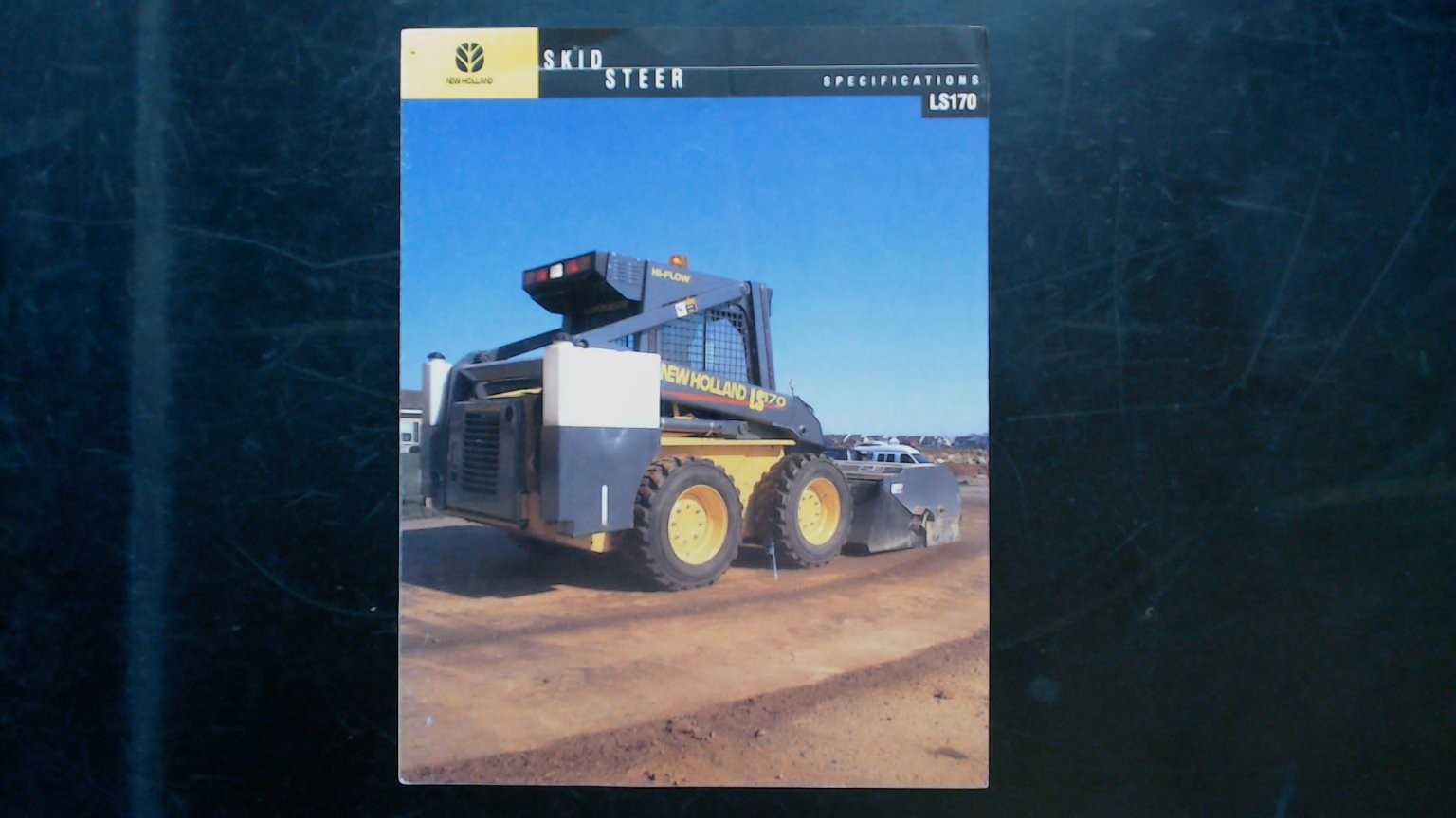 New Holland LS170 Skid Steer Brochure Vintage 1999 Agriculture