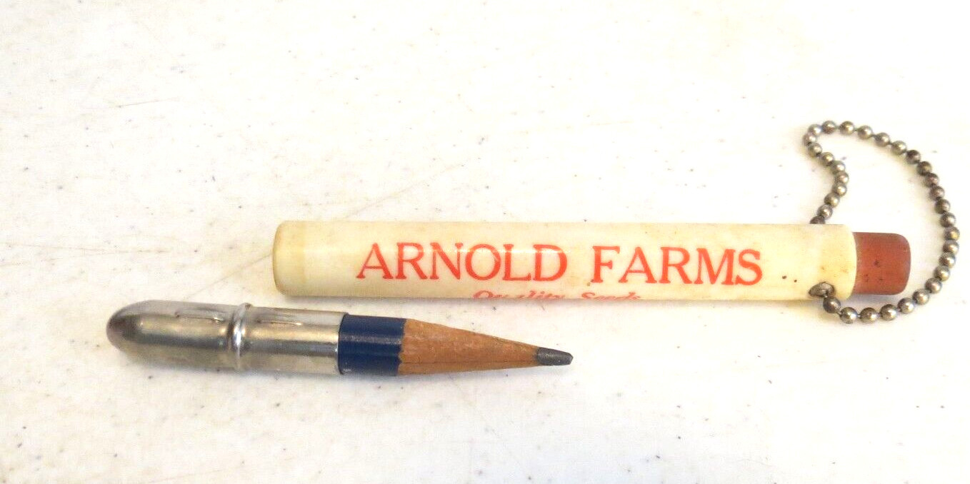 Advertising Bullet Pencil Arnold Farms Stilesville IN Certified Hybrid Corn Seed