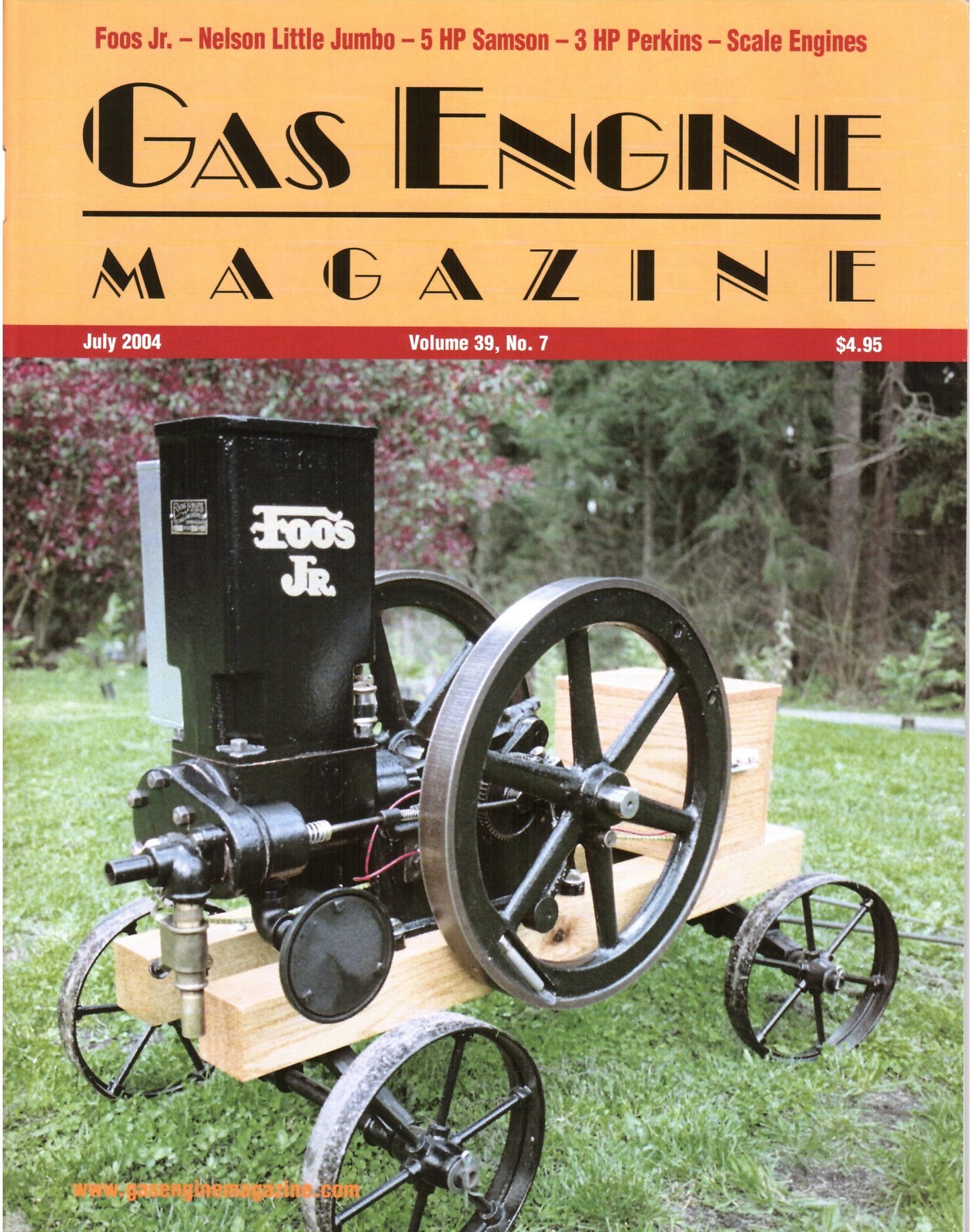 Worthington Engines, Scale Model Gas Engines Dick Upshur, 2 HP Foos Jr, Samson