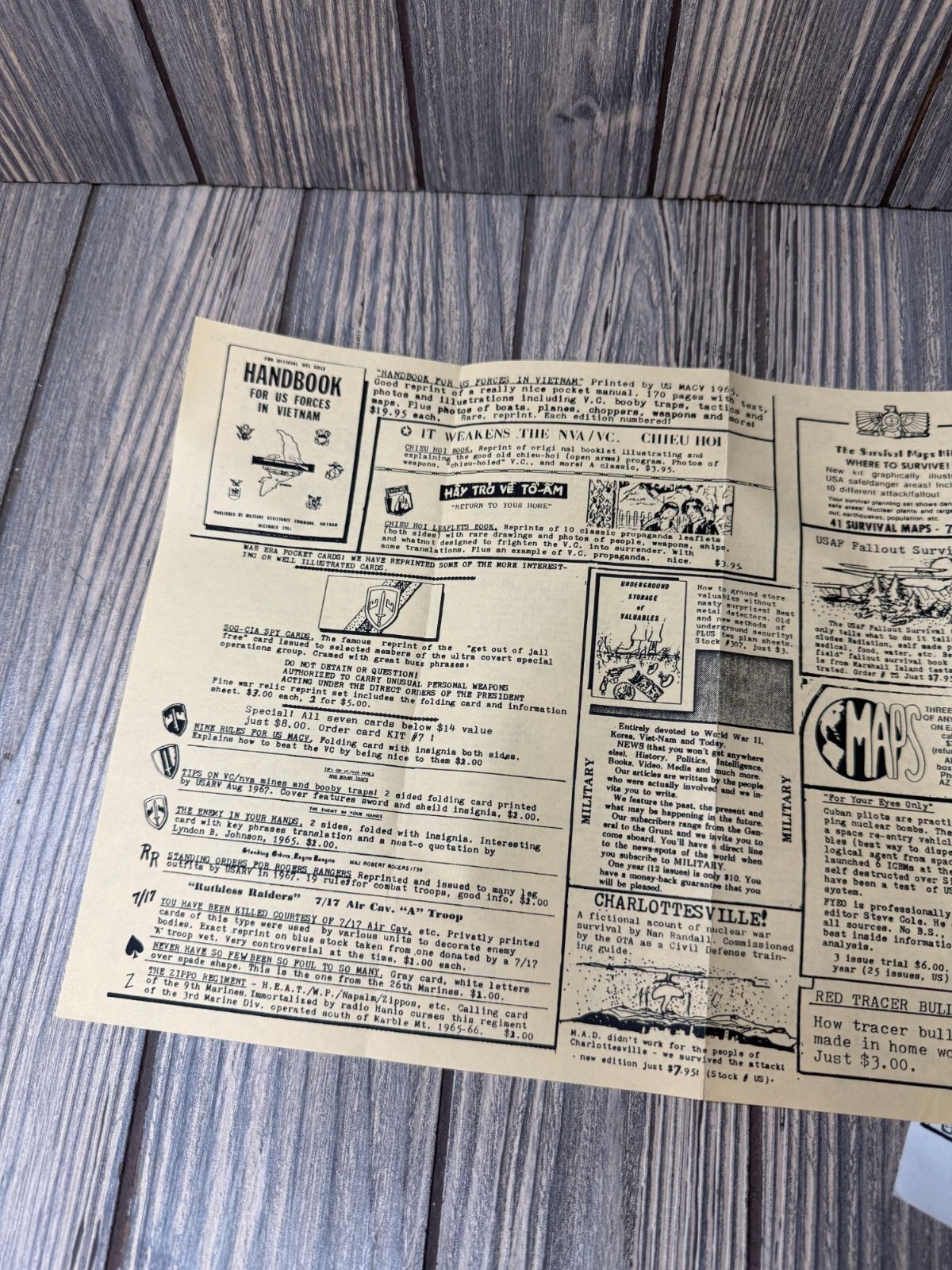 Vintage Allied Survival Sales Catalog & Stickers