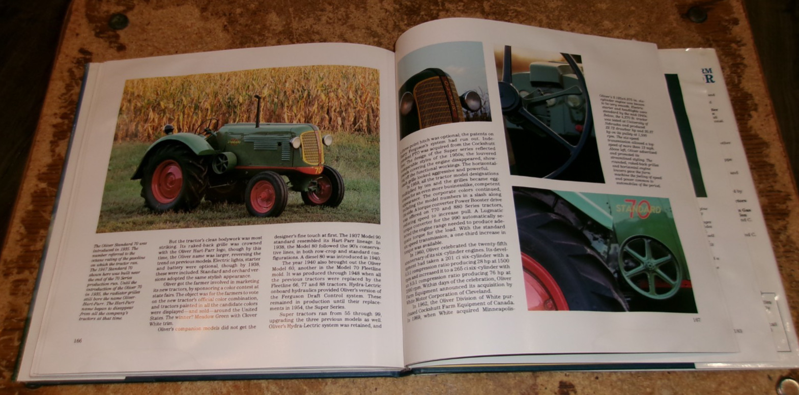 1991 the american farm tractor hard cover book in very good shape used