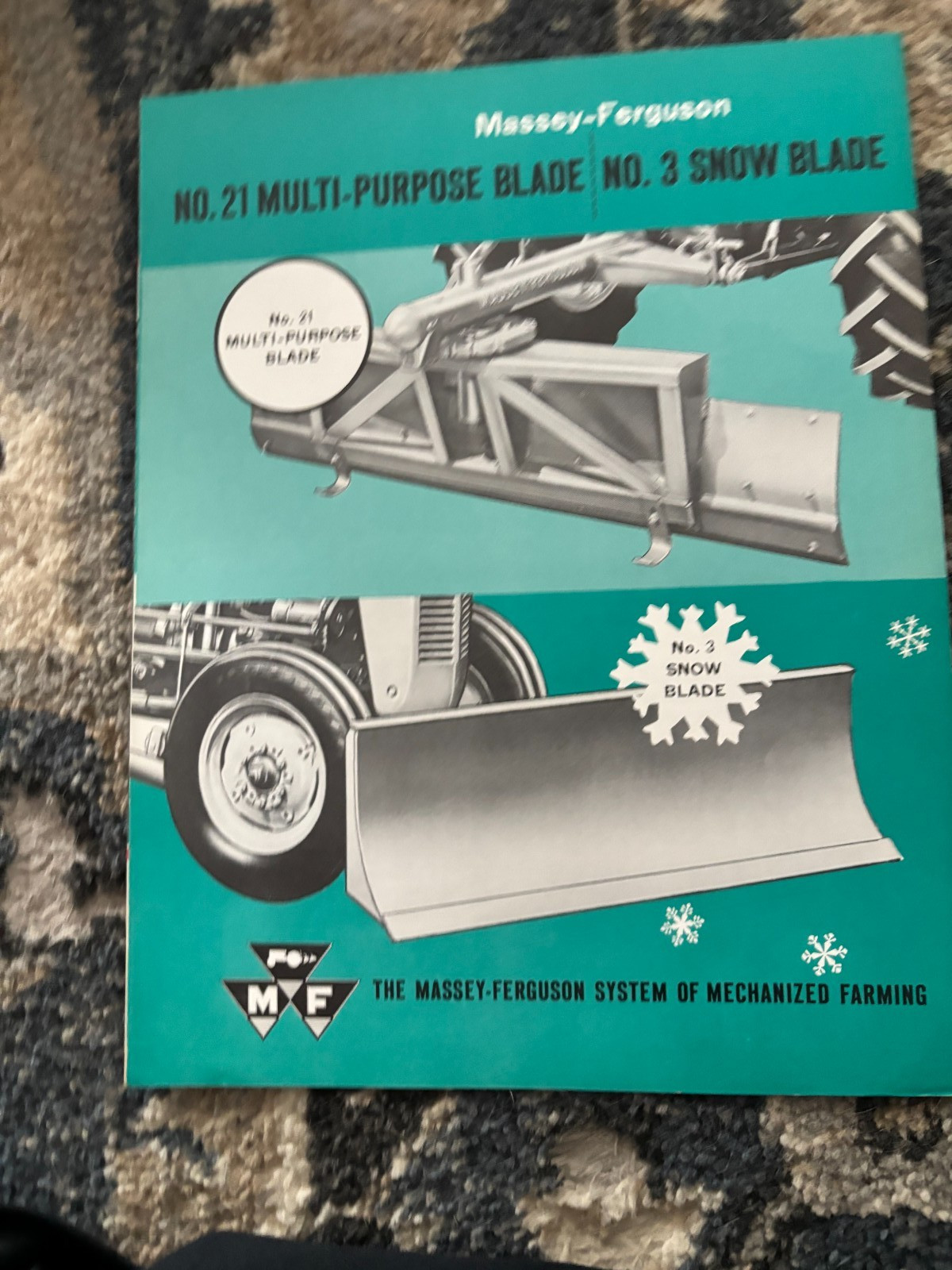 Massey Ferguson No. 21 Multi-Purpose Blade No.3 Snow Blade Brochure AMIL26