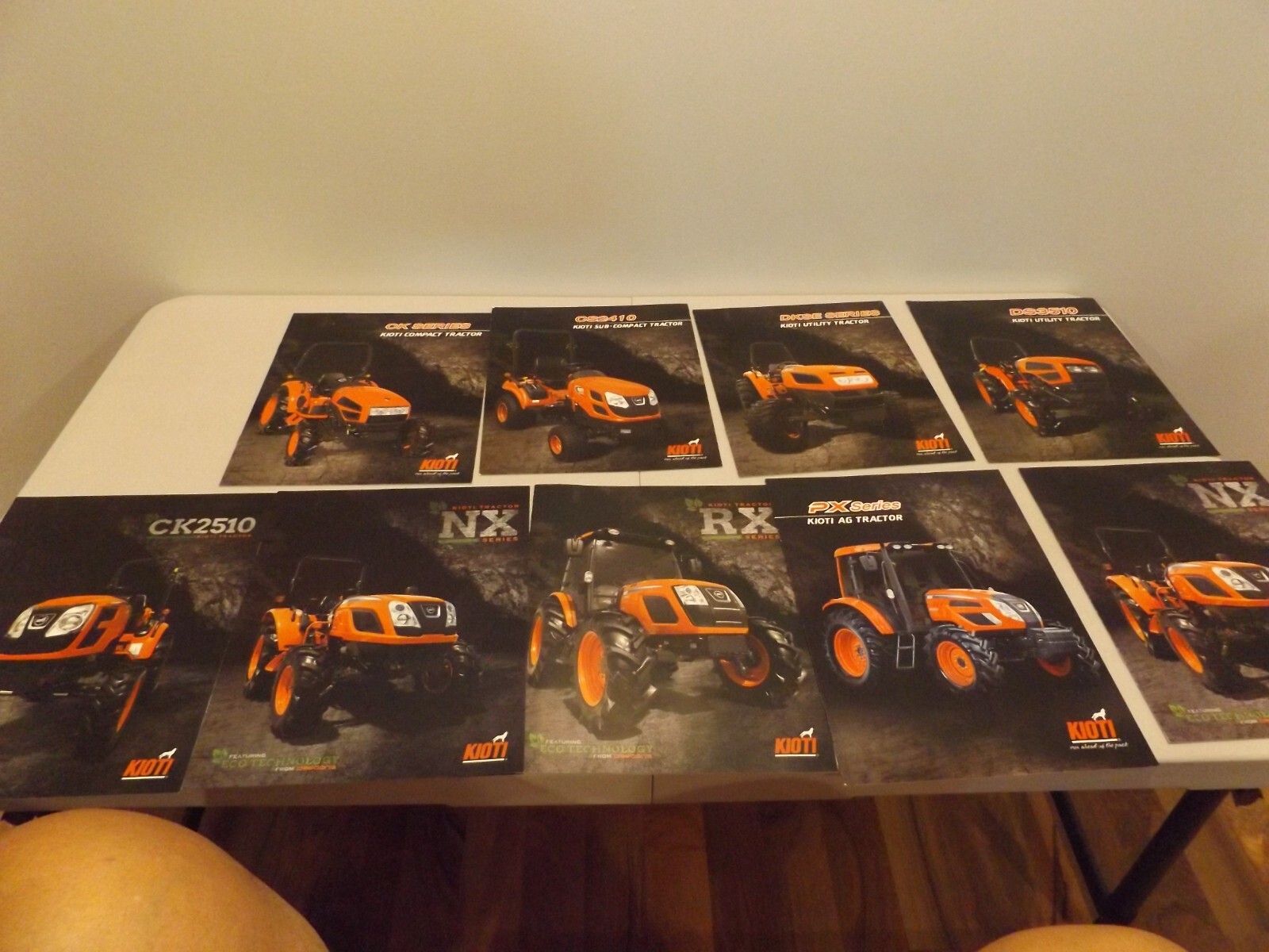 9-pc. KIOTI COMPACT, SUB-COMPACT, UTILITY TRACTORS, 2013-2014