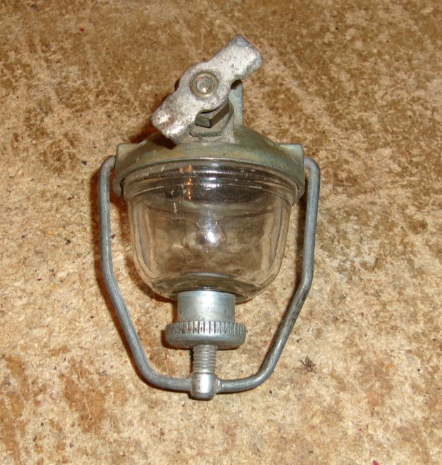 tillotson fuel sediment glass bowl untested in good shape used