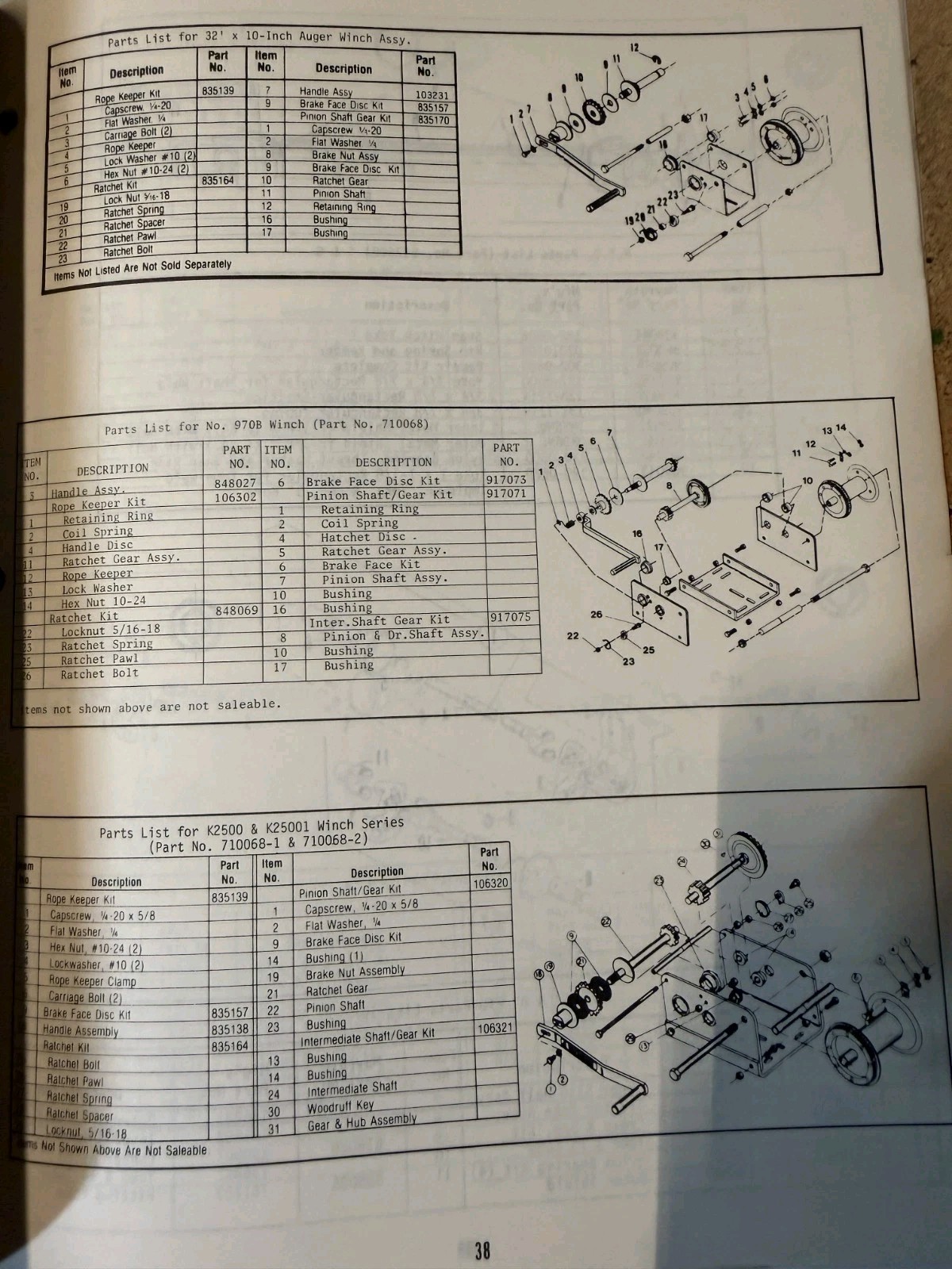 1981 Mayrath Industries Inc Replacement Parts Book DEALER SALES CATALOG BROCHURE