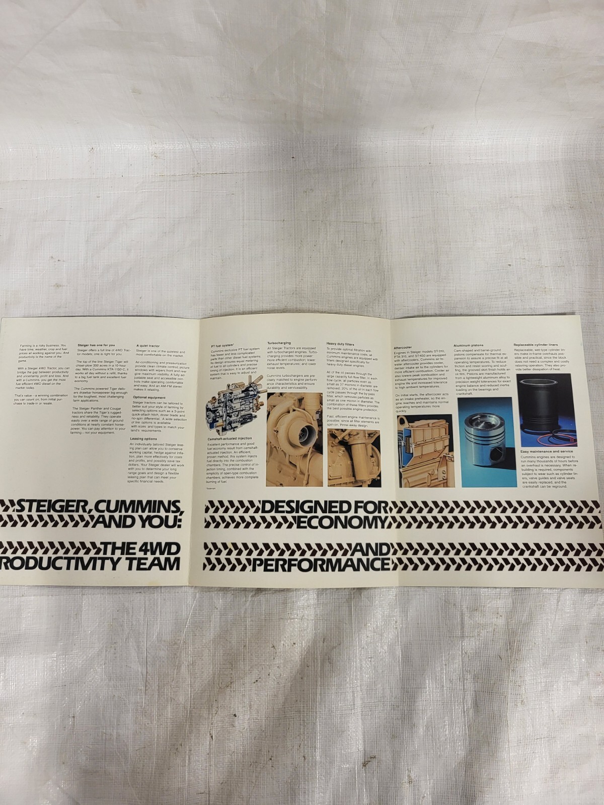 Original Steiger Cummins Tractor Brochure