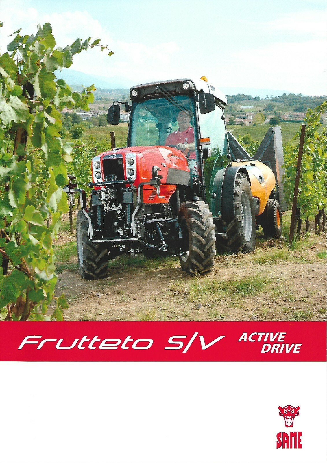 Farm Tractor Brochure – Same – Frutteto S/V Active Drive – c2015 (F7606)