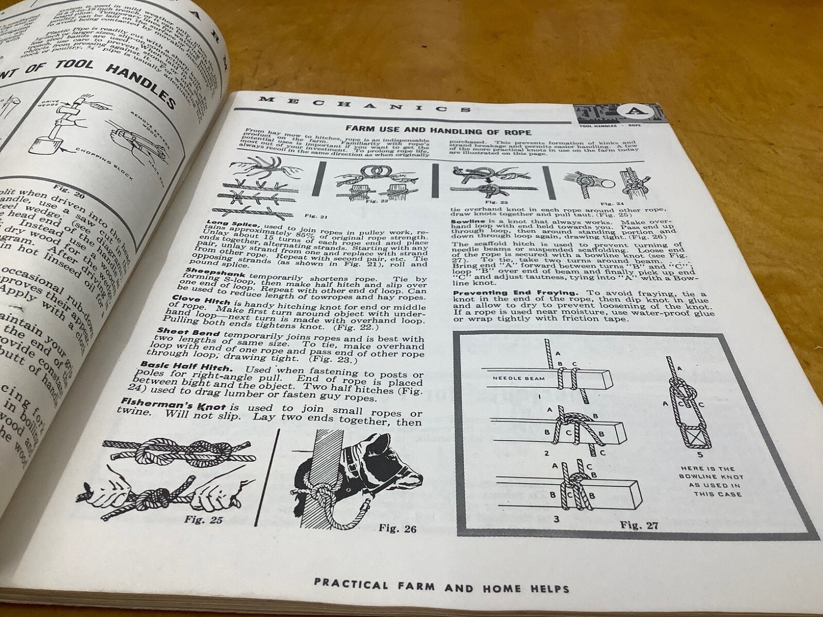FARM MECHANICS MANUAL BY REPUBLIC STEEL- UNIQUE AND HELPFUL-GOOD USED CONDITION