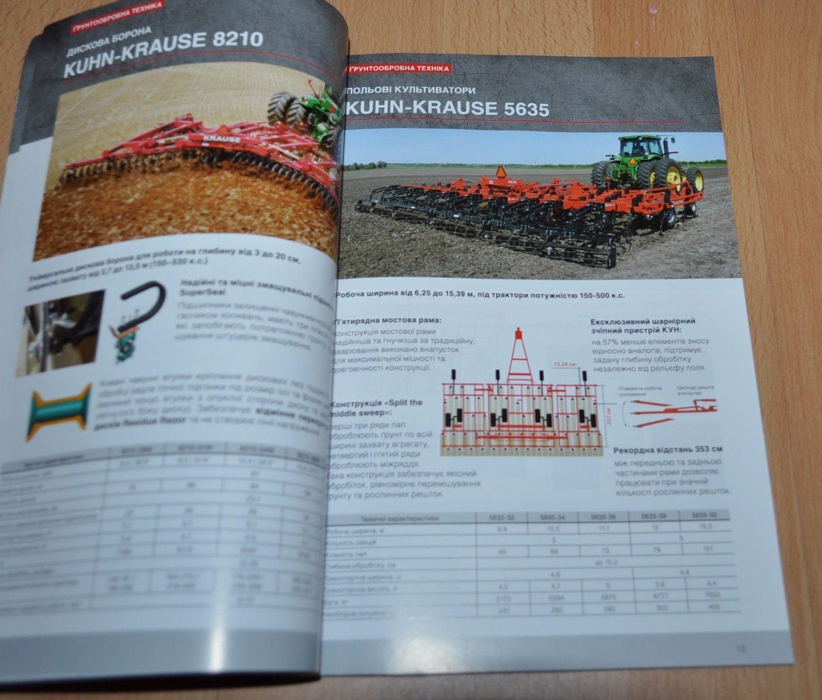 Kuhn Model Range 2017 Tractor Brochure Prospekt Russian