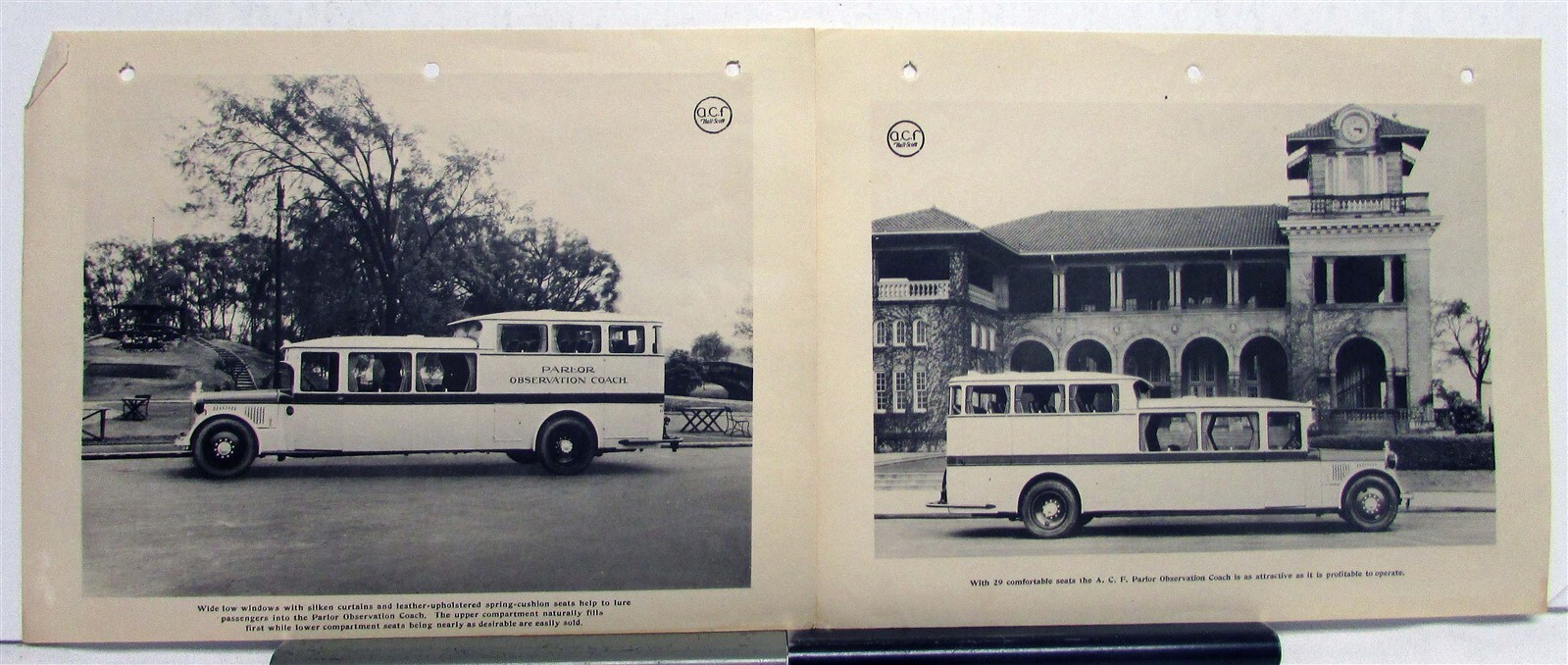 1920s ACF Parlor Observation Coach 29 Passenger New England Photos