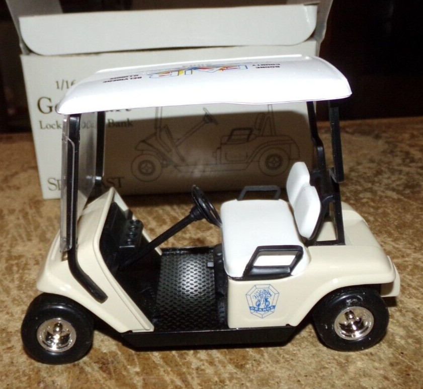 1/16 2004 speccast boone county fair belvidere,il. golf cart bank in the box new
