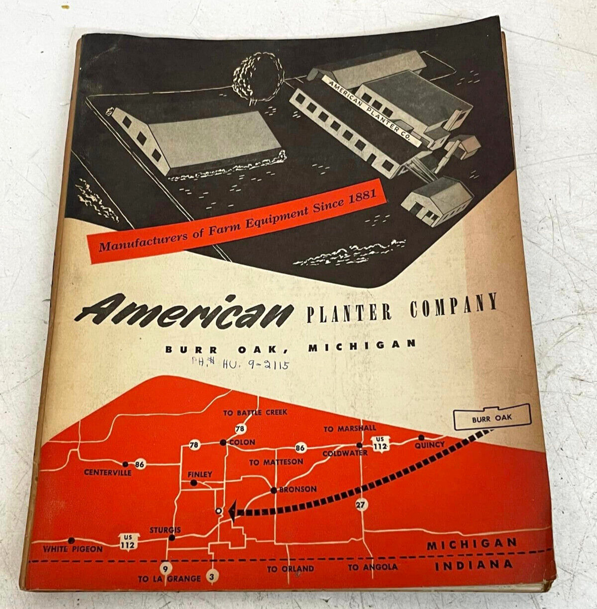 Vtg 1958 American Standard Planter Co Farm Equipment Print Ad Brochure Catalog