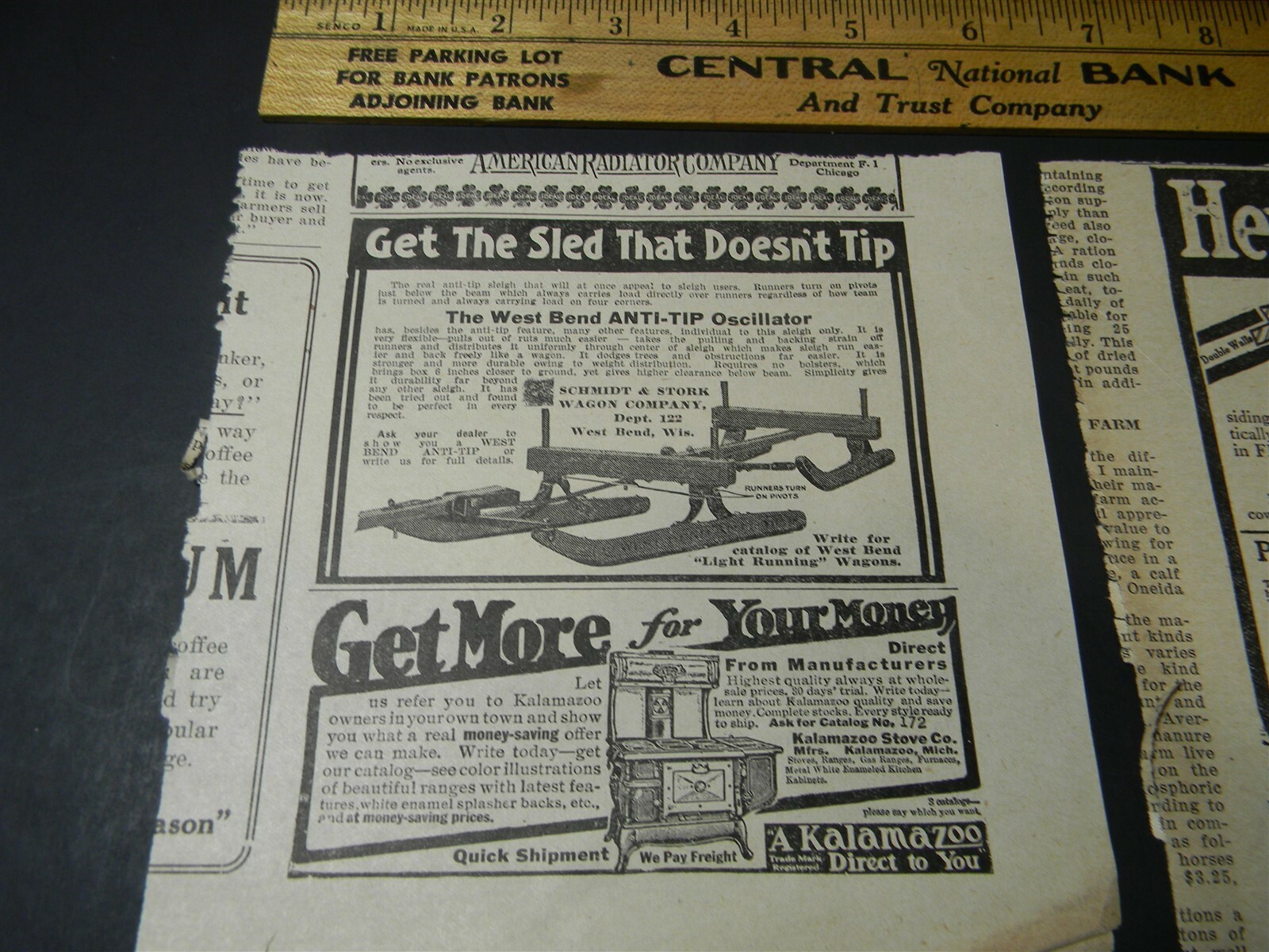 Vintage 1910s Farm Implement Ad Lot Of 4 Man Cave Print Ad 5E1