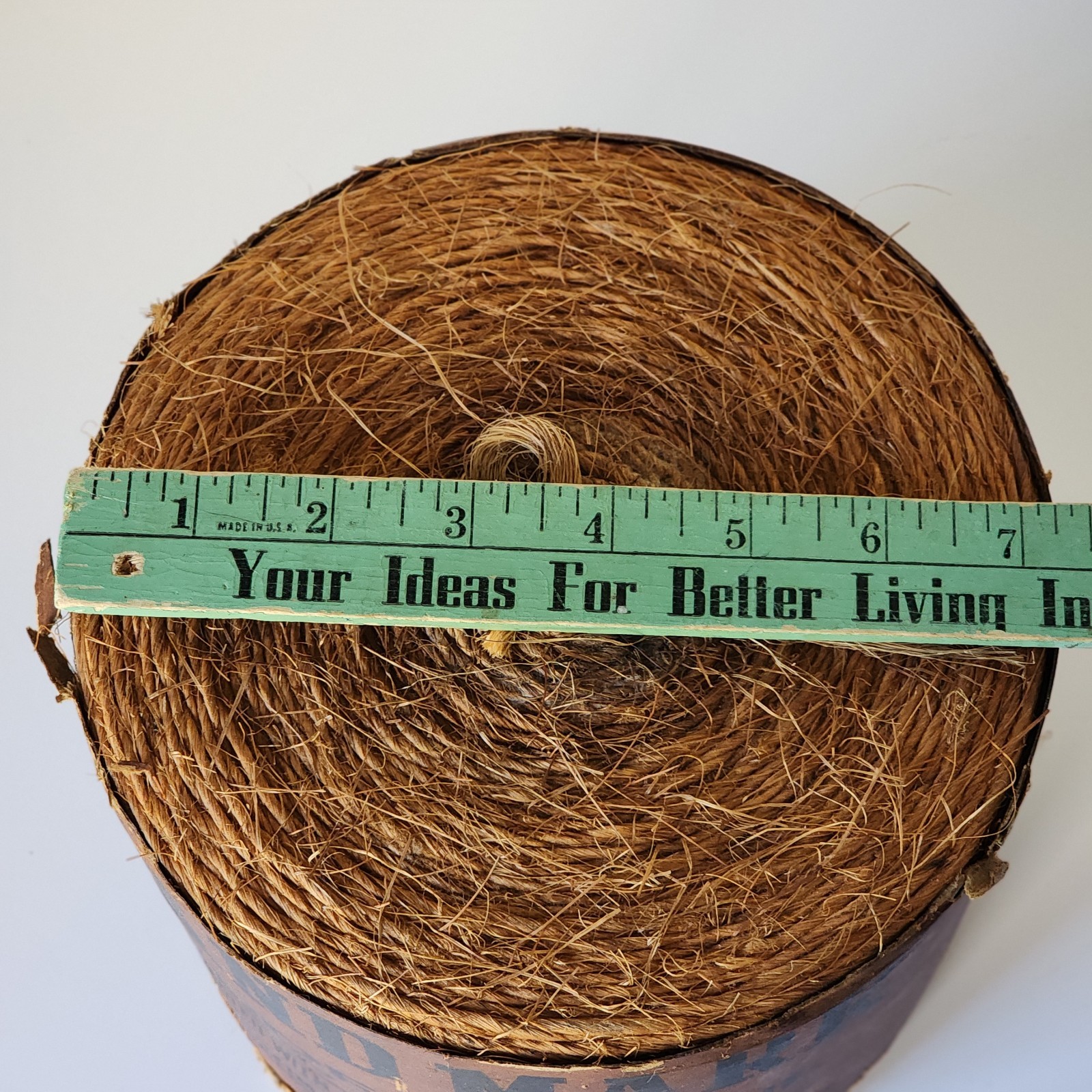Vintage Land Mark Binder Twine Full Roll NOS Treated Mexico Western Farmhouse