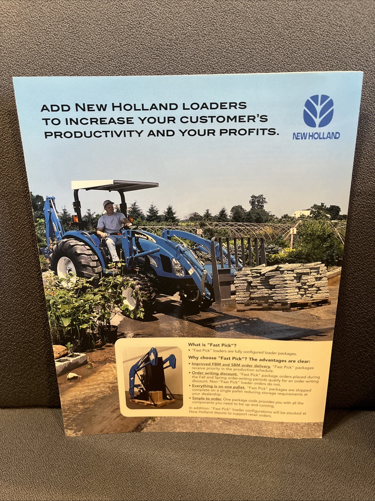 New Holland Loader Fast Pick Sales Brochure