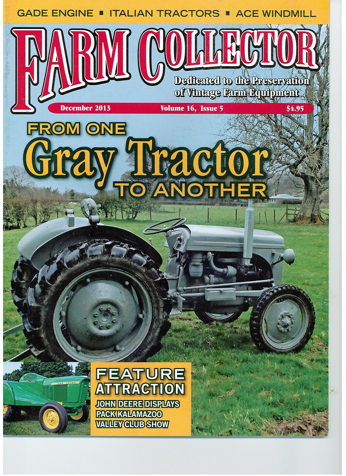 CAST Tractors of Italy, 4 HP Gade Engine, Ace Windmill, Farm Collector Magazine