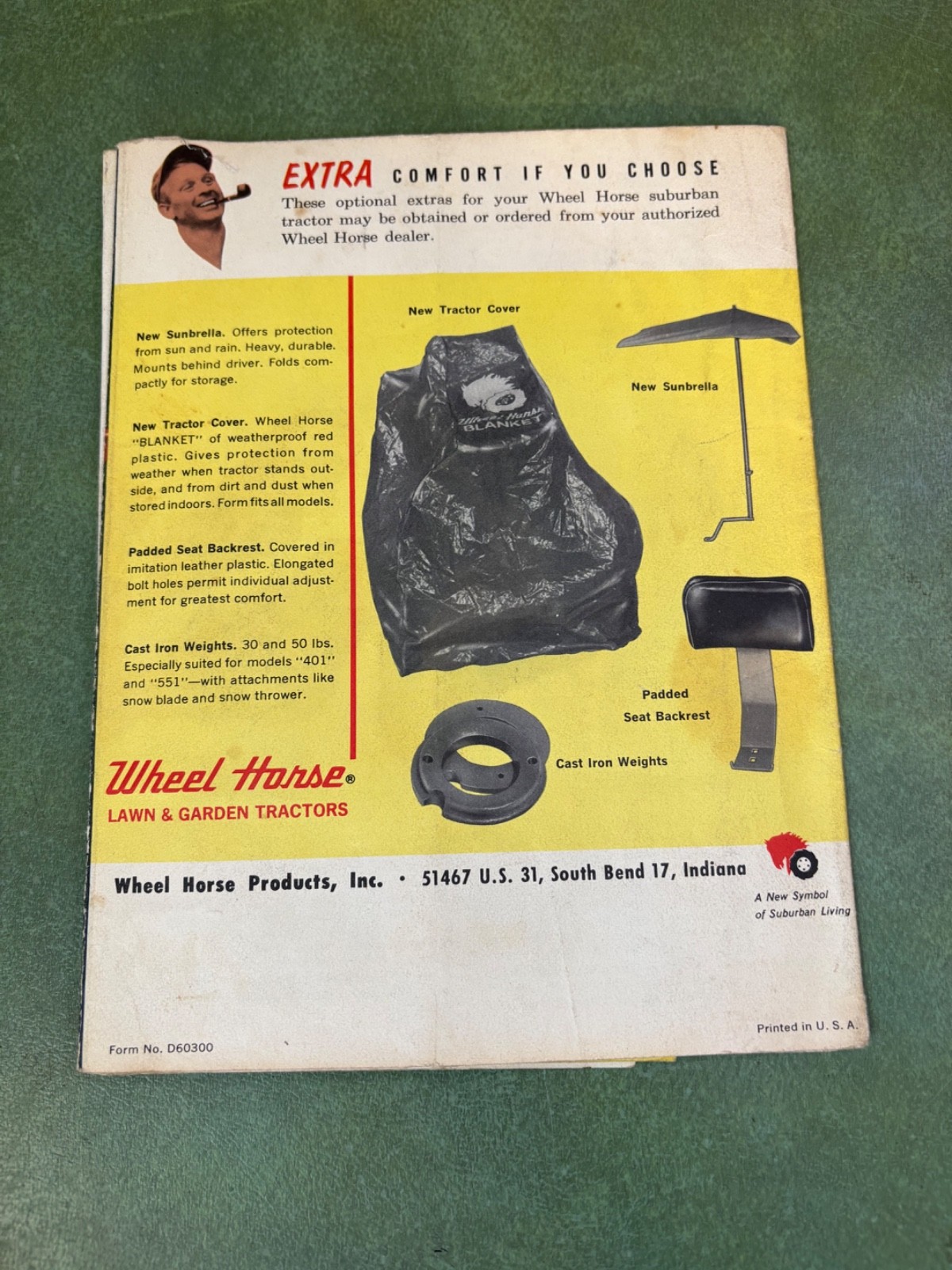 RARE 1961 Wheel horse Suburban & 701 Sales Brochure