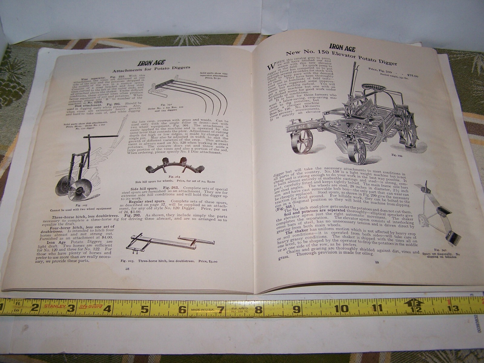 IRON AGE 1910 Full Line Sales Catalog Cultivator Plow Planter Farm Garden NICE!