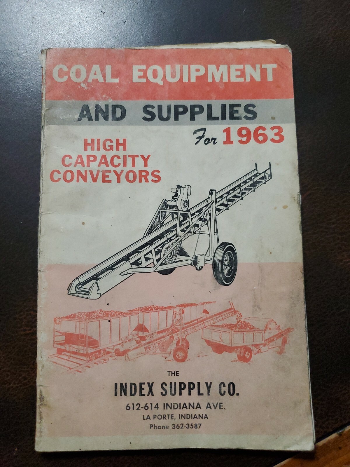 Vntg 1963 Coal Equipment Supply Co. Catalog Index Supply La Porte In.