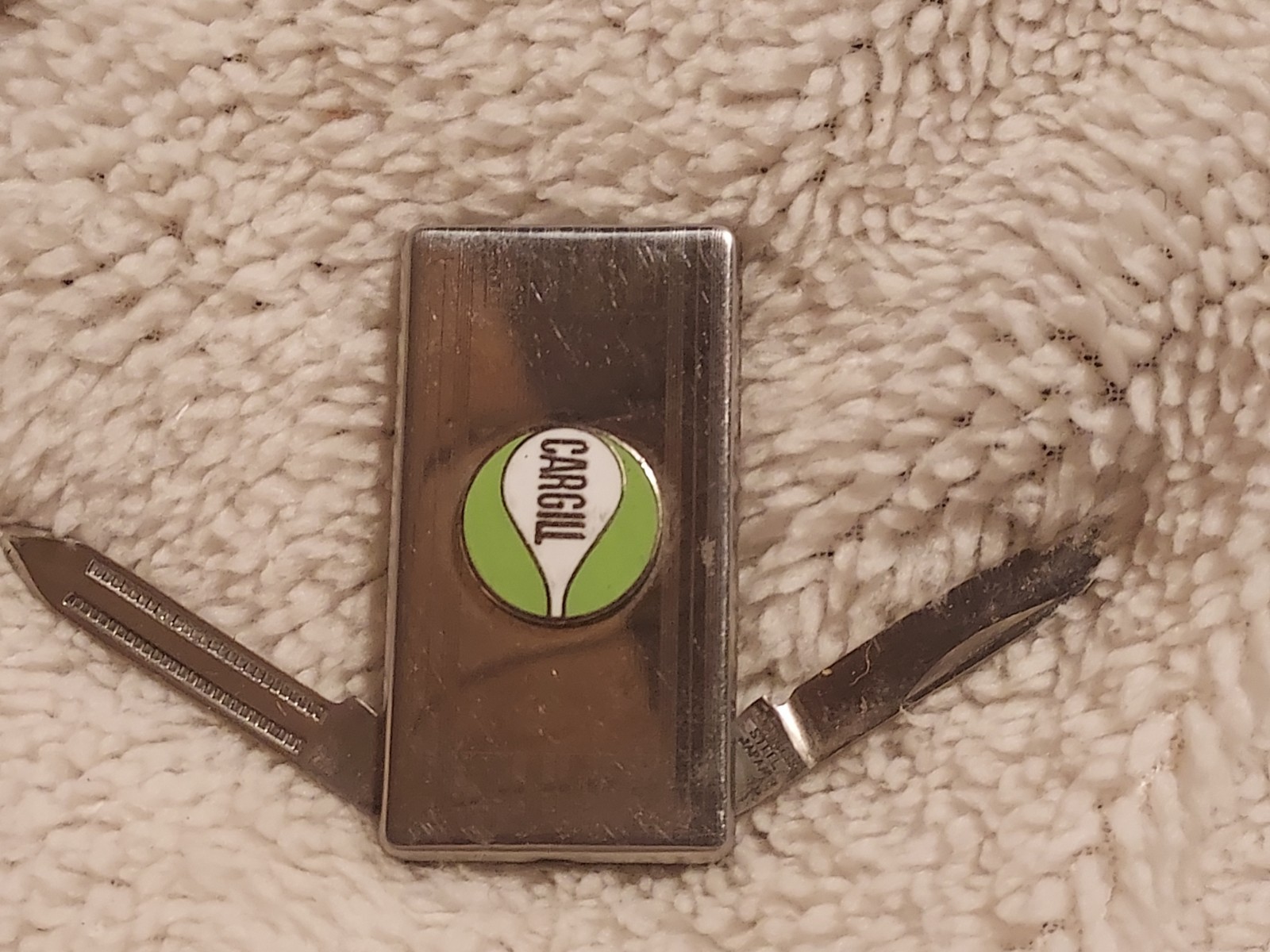 Cargill Advertising Money Clup Pocket Knife