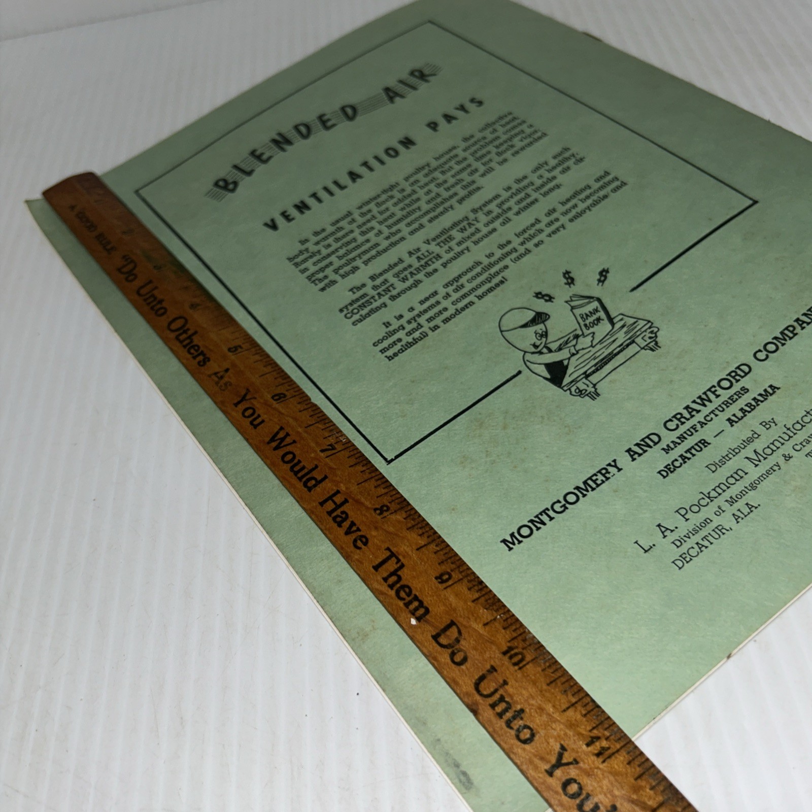 1950s Farmer Brown’s Lucky Day Comic Poultry Ventilation LA Pockman Promo/250h