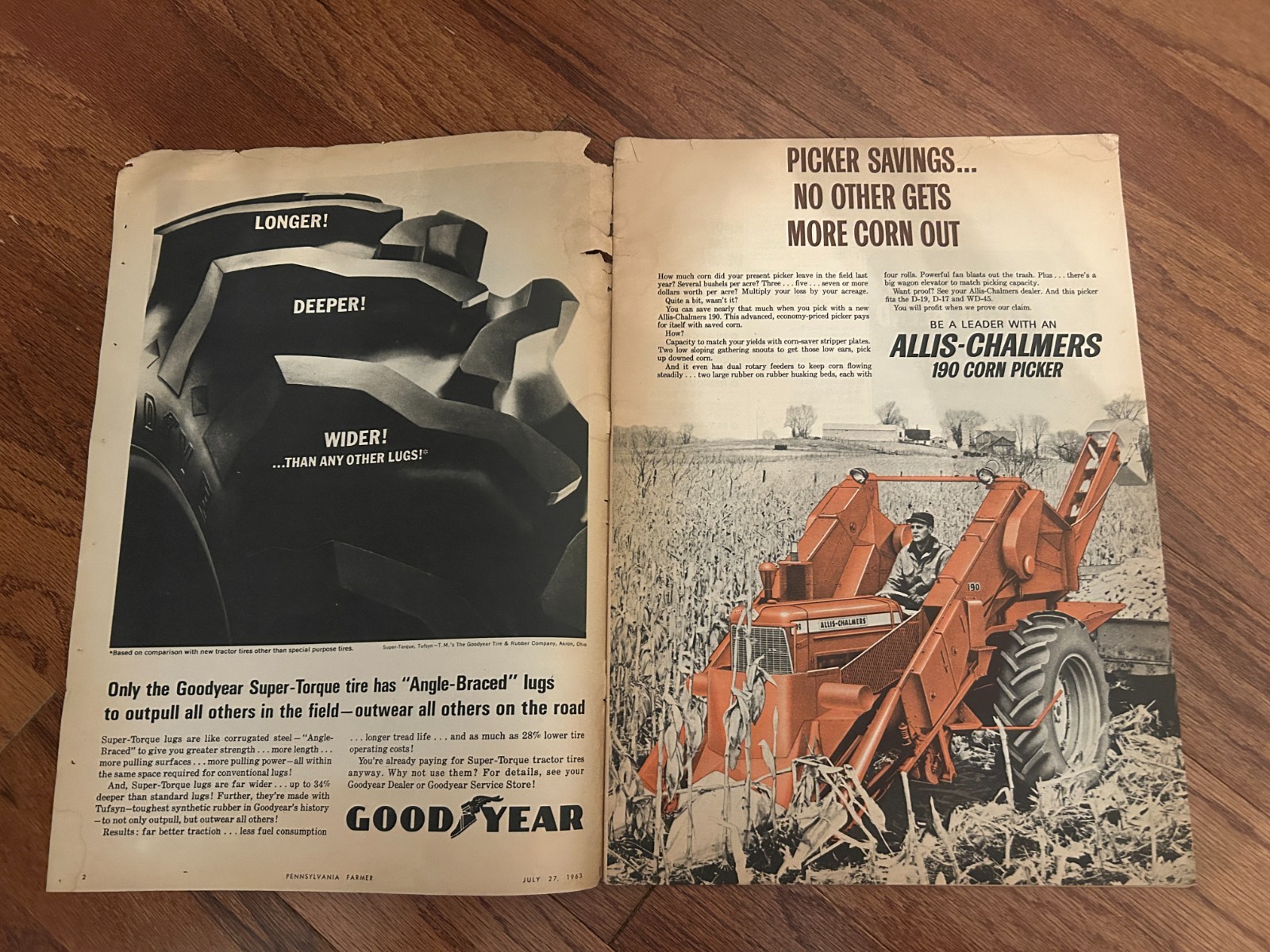 (5) Vintage {1962-1963} « PENNSYLVANIA FARMER » {Harrisburg} Magazine Lot, RARE!