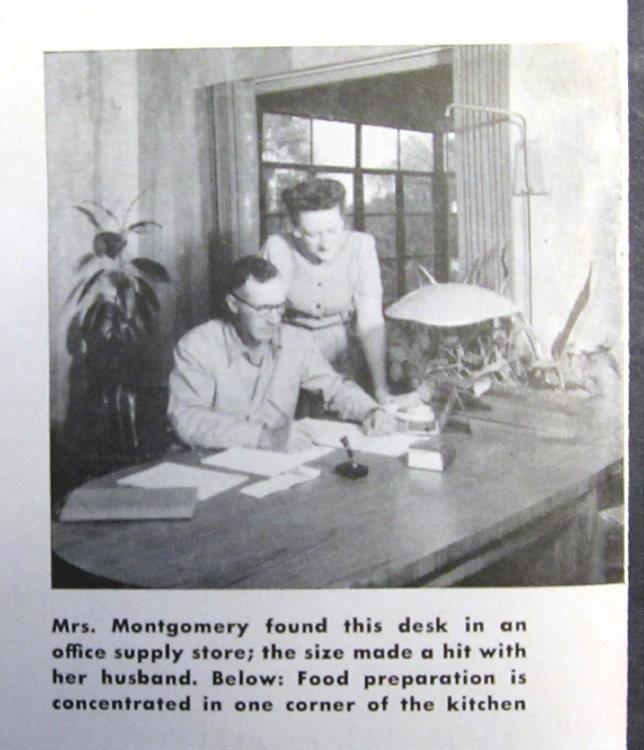 1952 New-Old House Ad Endorsed by Mr/Mrs George Montgomery of Harrison Count MO