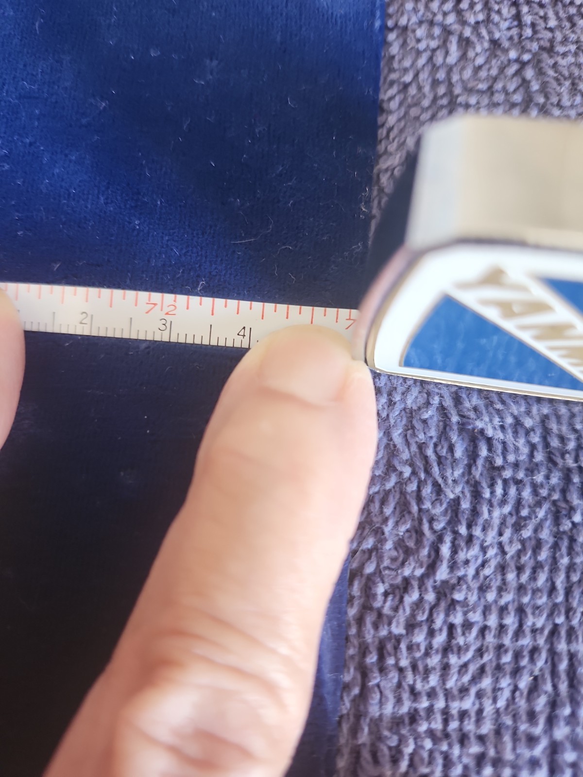 « YANMAR » PROMO;ADVERTISING MINI POCKET TAPE MEASURE; CM & NUMERIC MEASUREMENTS