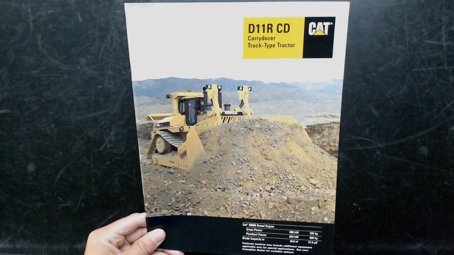 Caterpillar D11R CD Carrydozer Track-Type Tractor Brochure 1999