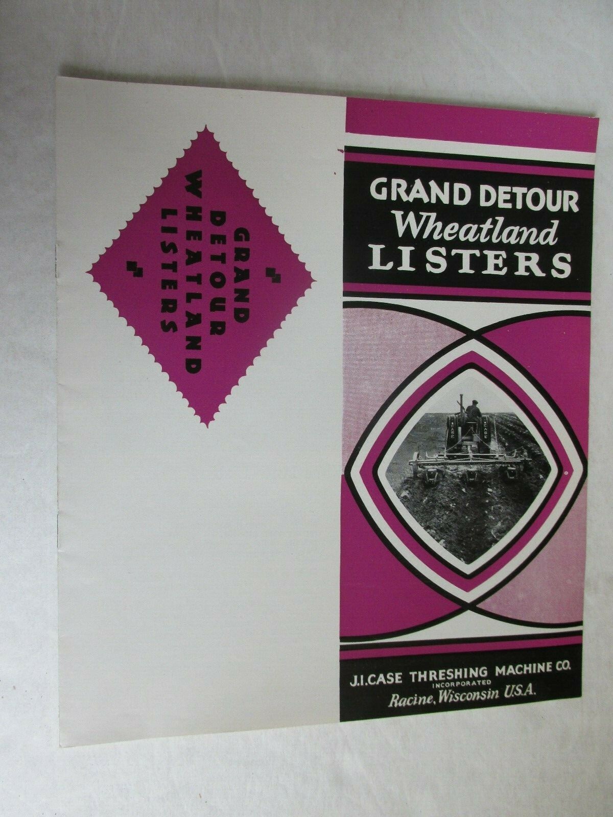 MBF75 Brochure JI Case Grand Detour Wheatland Listers sales literature