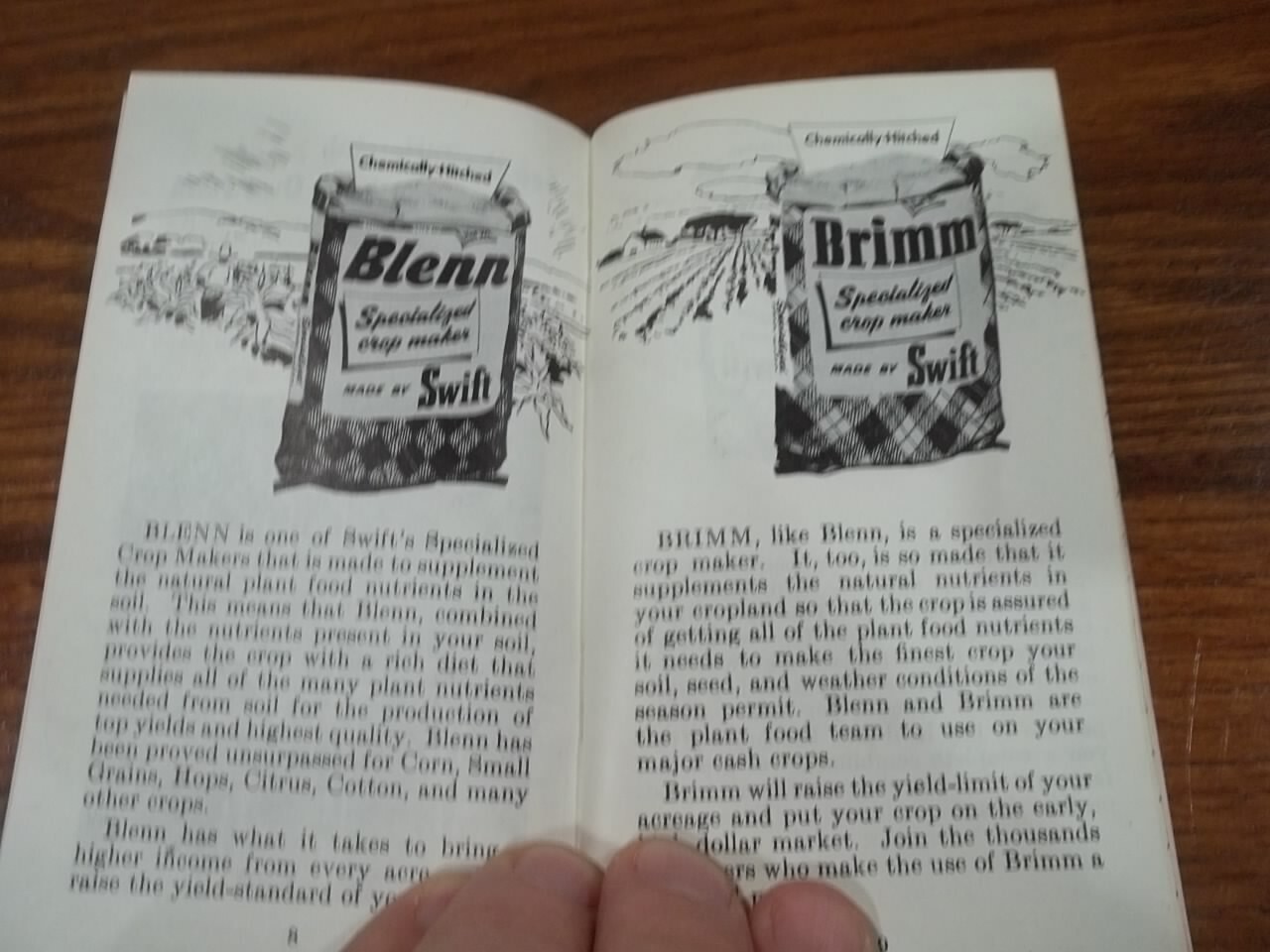 1955 Swift&rsquo;s Red Steer Memo Book & Growth Meter Agriculture Farm Animals