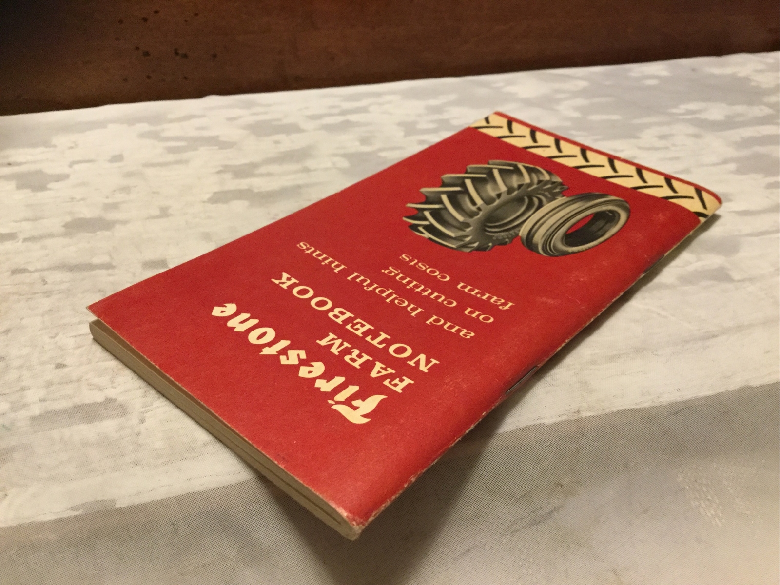 Vintage 1959 Firestone Advertising Farm Notebook W/Helpful Farm Tips-Unused
