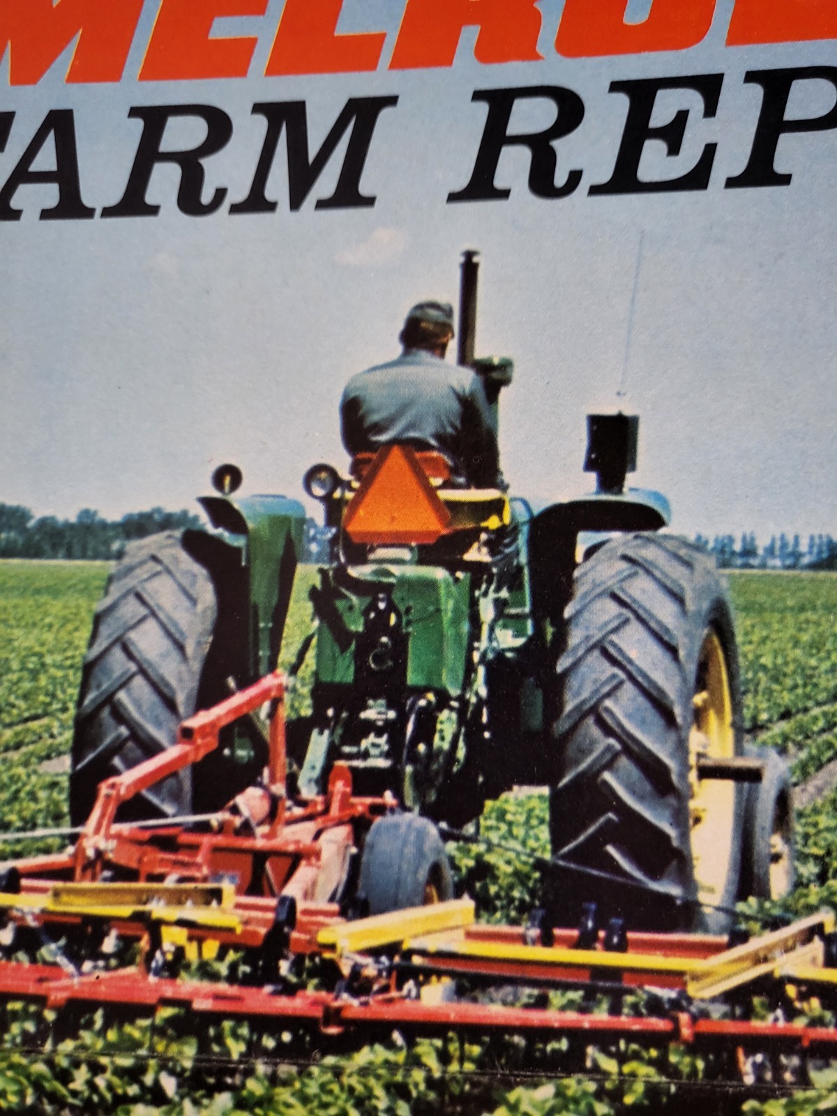1971 Vtg. Flyer MELROE Farm REPORTER Bill Kepple Machinary Co. Albert Lea, MN.