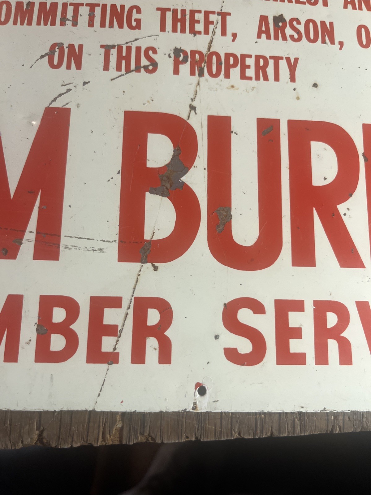 11×14 Farm Bureau $500 Reward Porcelain Sign – Found In Arkansas – VTG No Repop