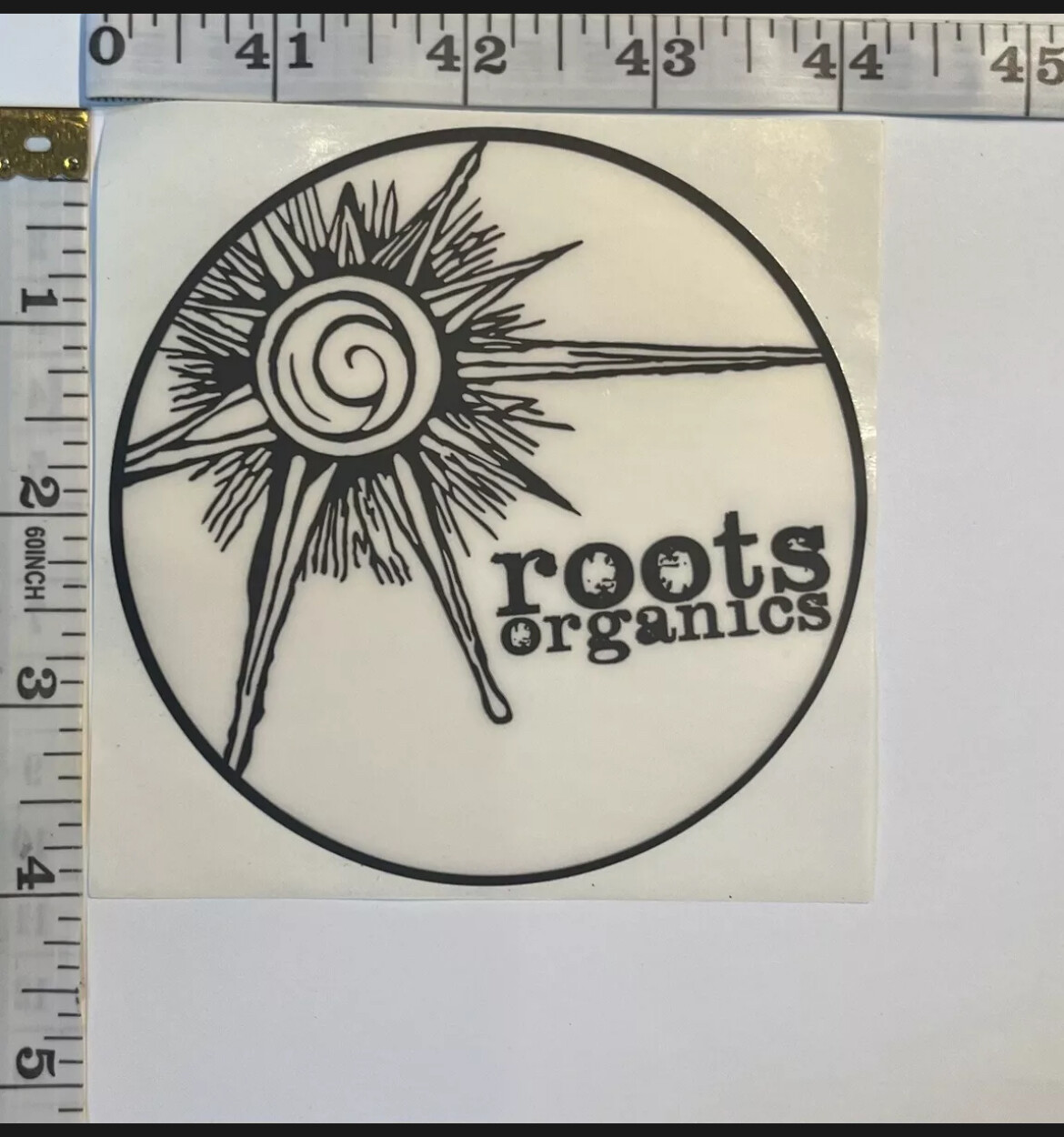 soul bloom / ROOTS ORGANICS Vinyl Sticker – Oregon, USA Cannabis Industry Advert