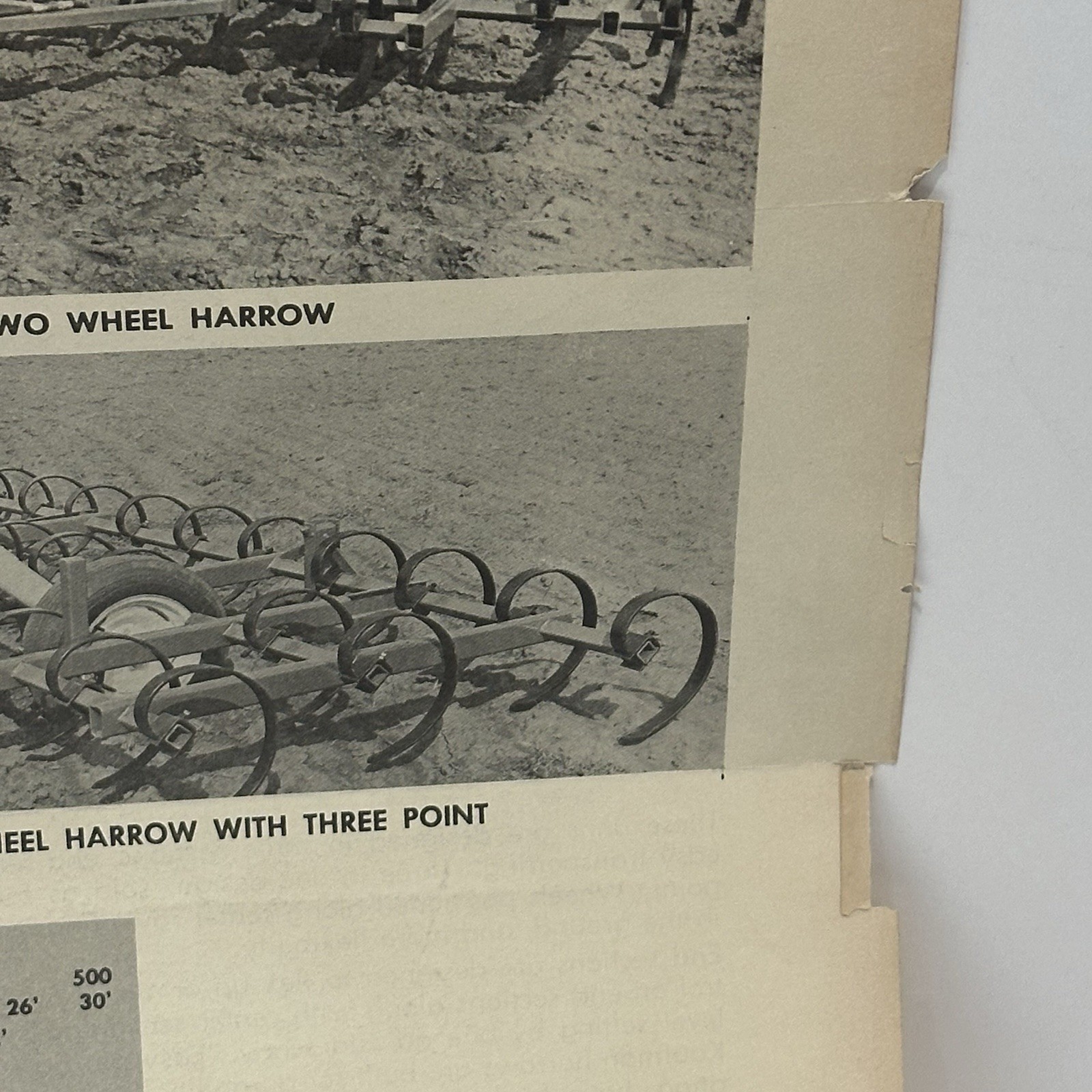 Vintage Kaufman Motor & Equip. Flyer Brochure Spring Tooth Harrow Newton KANSAS
