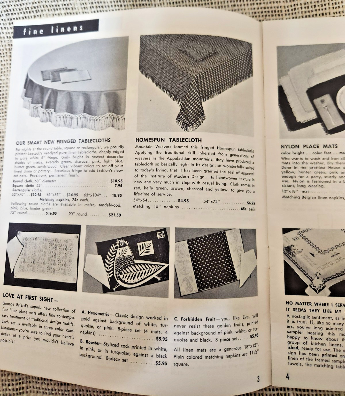 Ward Phillips & Susan Smith 1954 Mail Order Catalog, Carpentersville IL, 24 Page