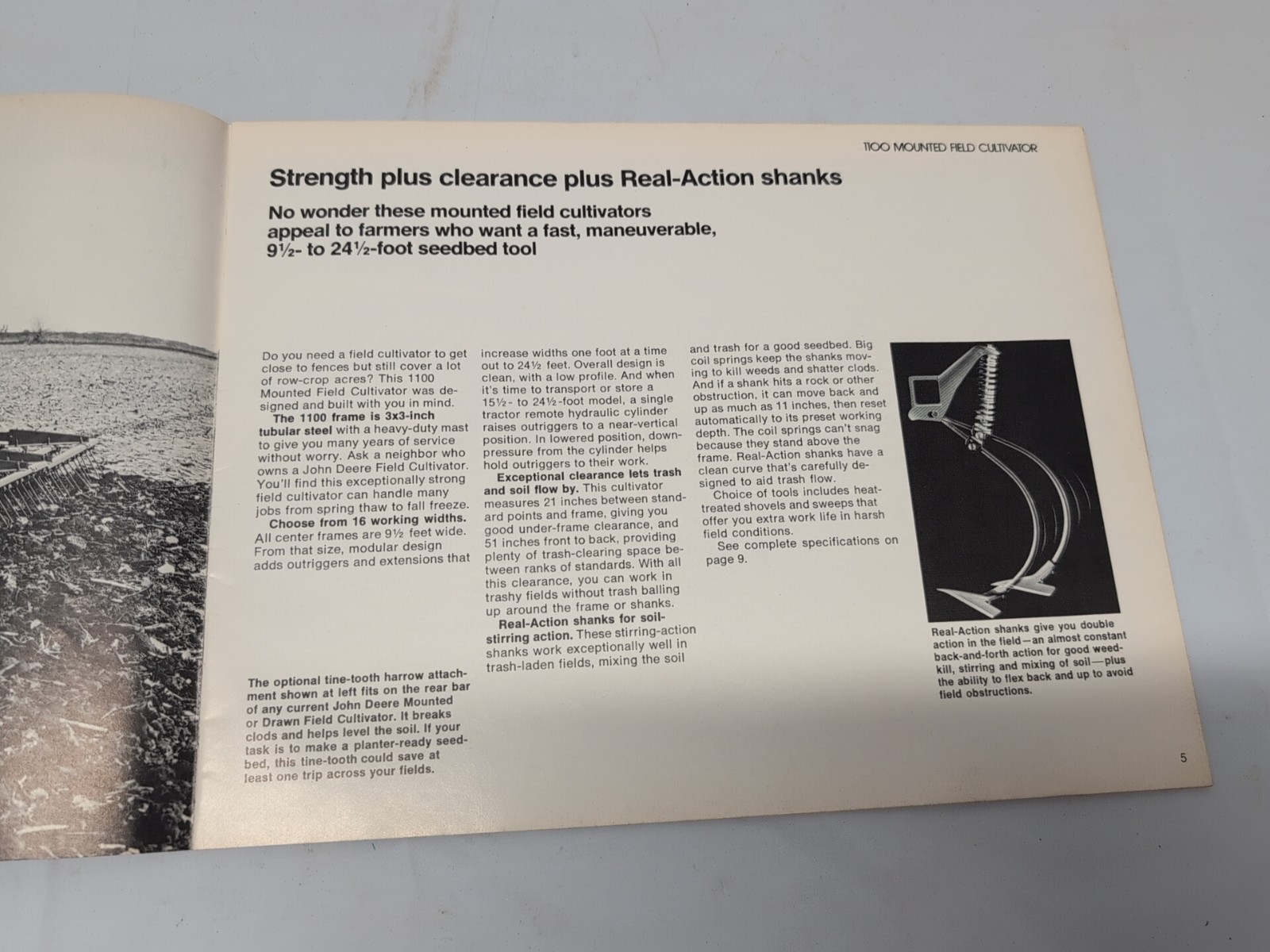 John Deere Field Finishing Equipment For 1978 Brochure FCCA
