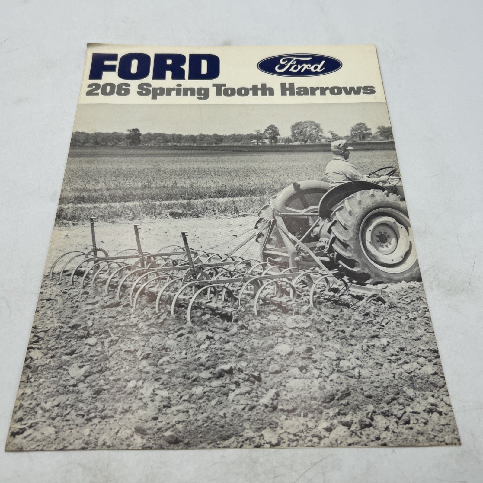 Vintage Ford 206 Spring Tooth Harrows Brochure